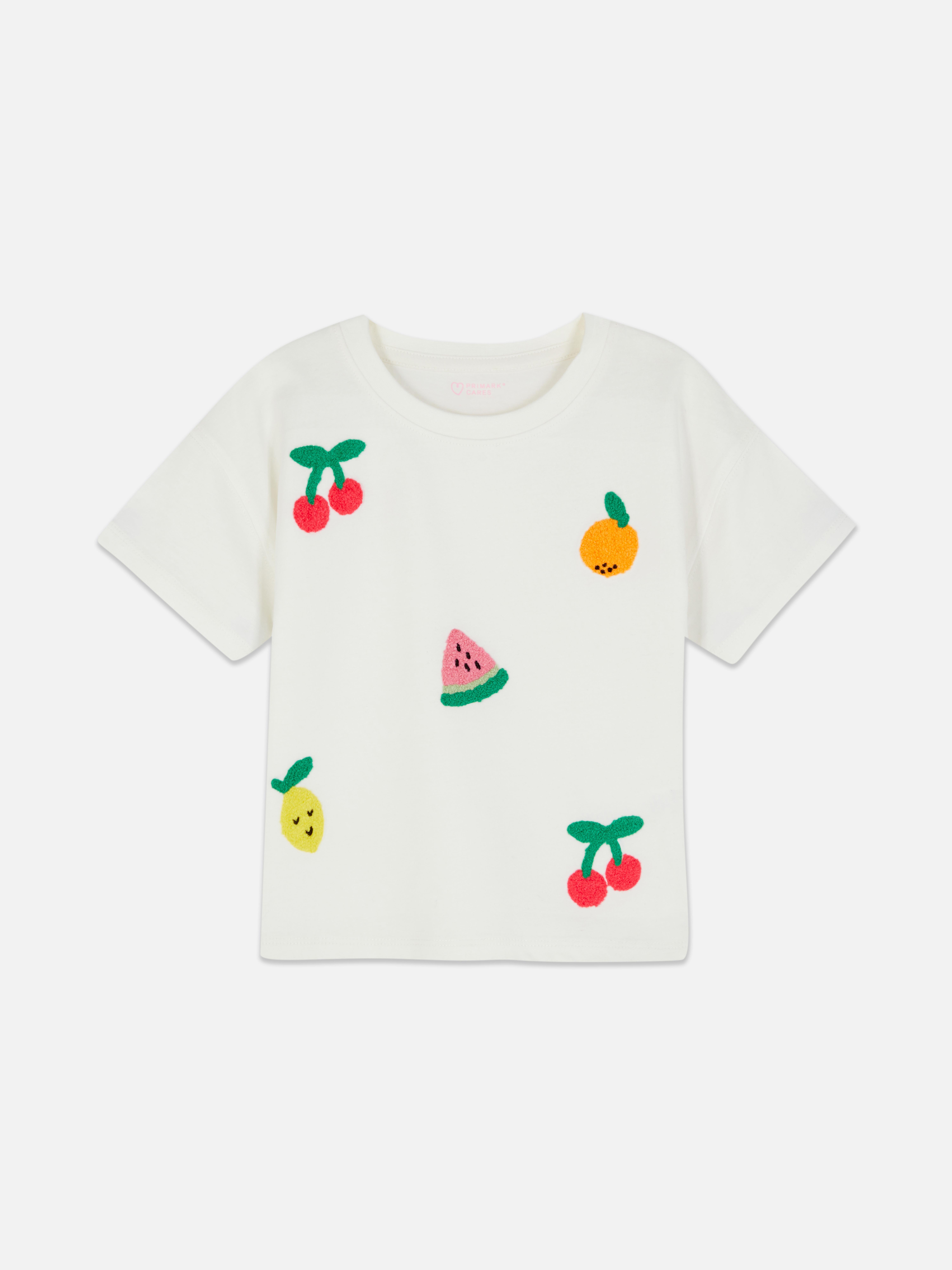T-shirt à fruit bouclé