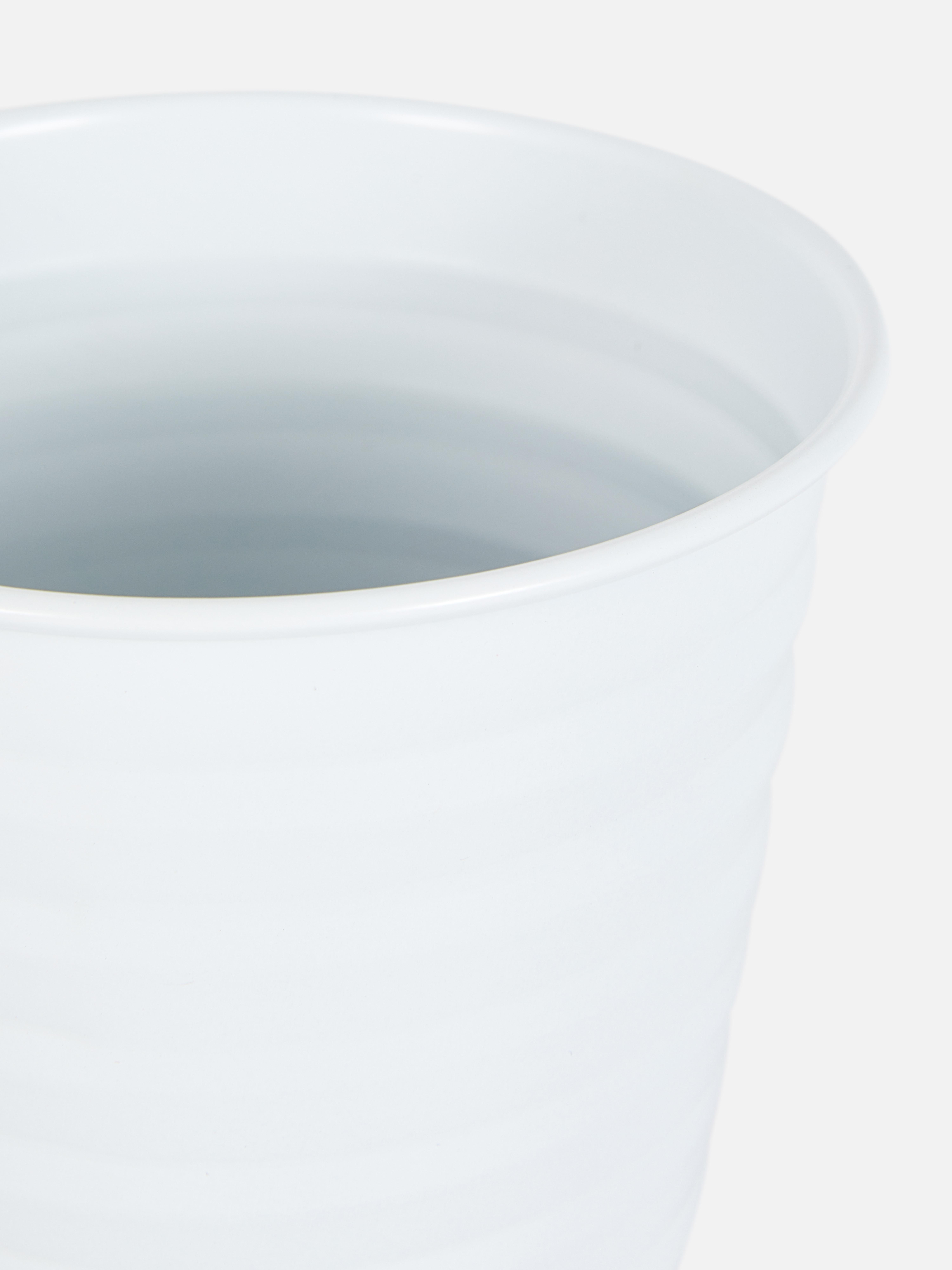Metalen plantenpot