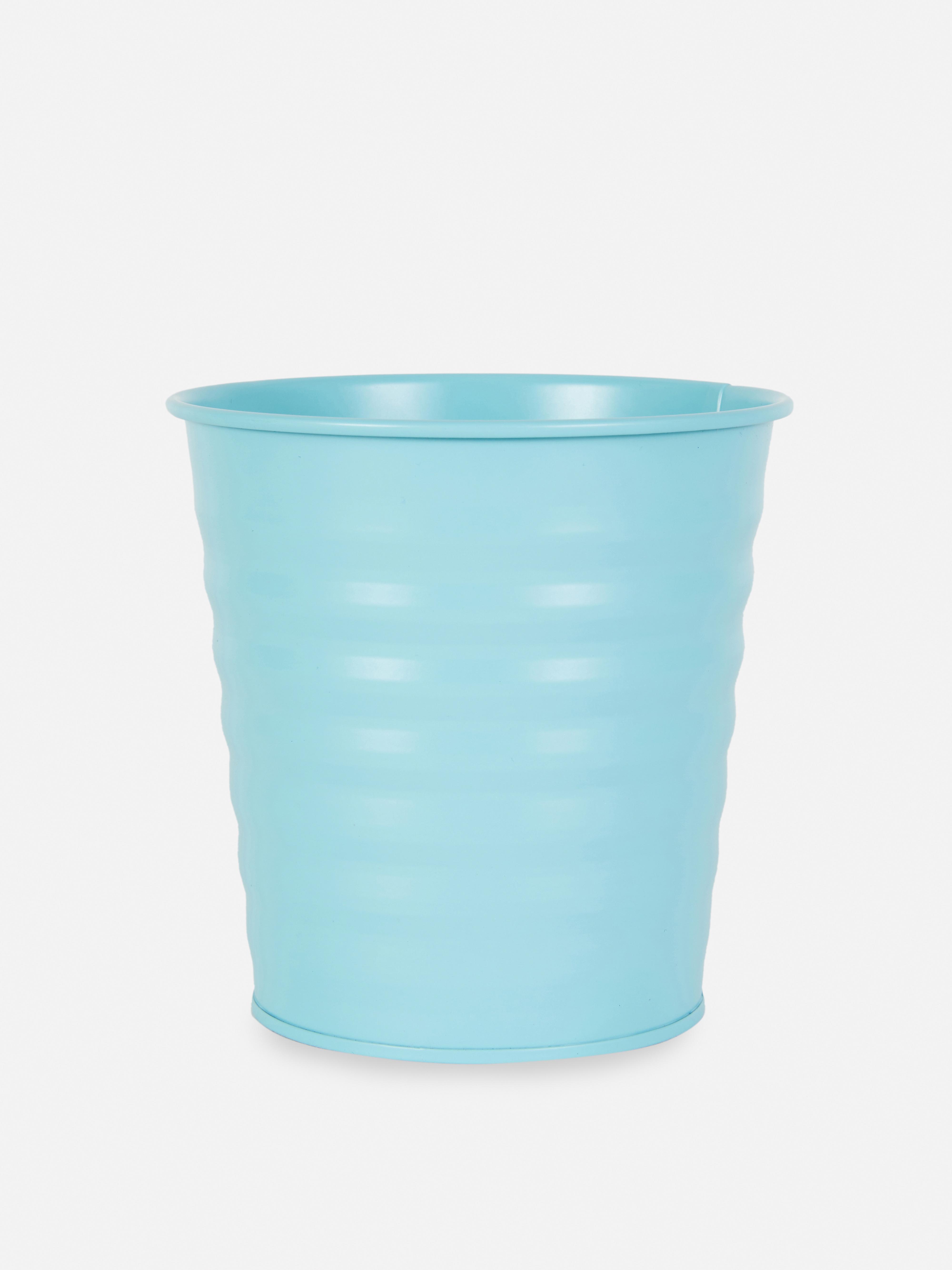 Vaso per pianta in metallo Azzurro
