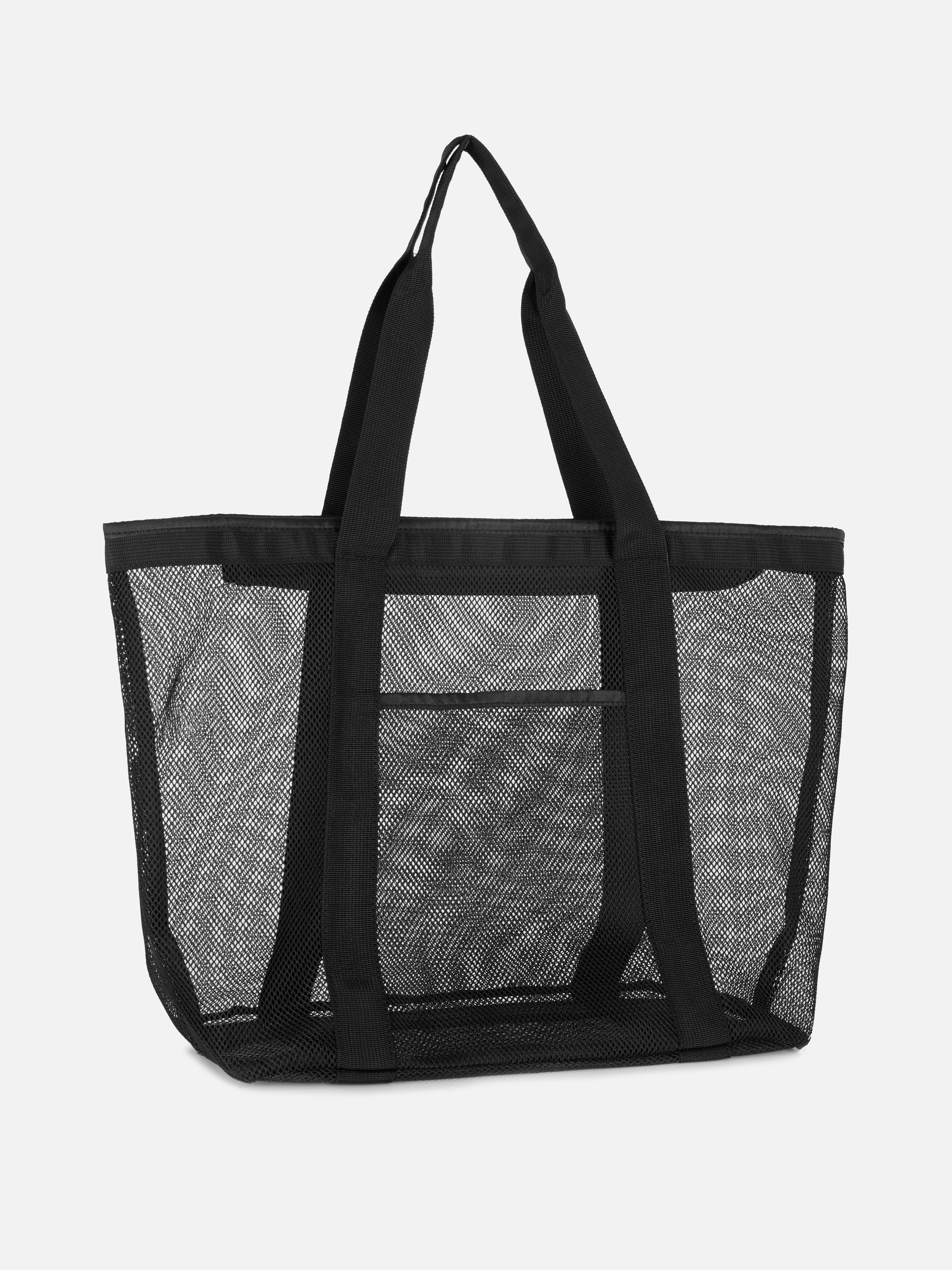 Strandtasche aus Netzstoff