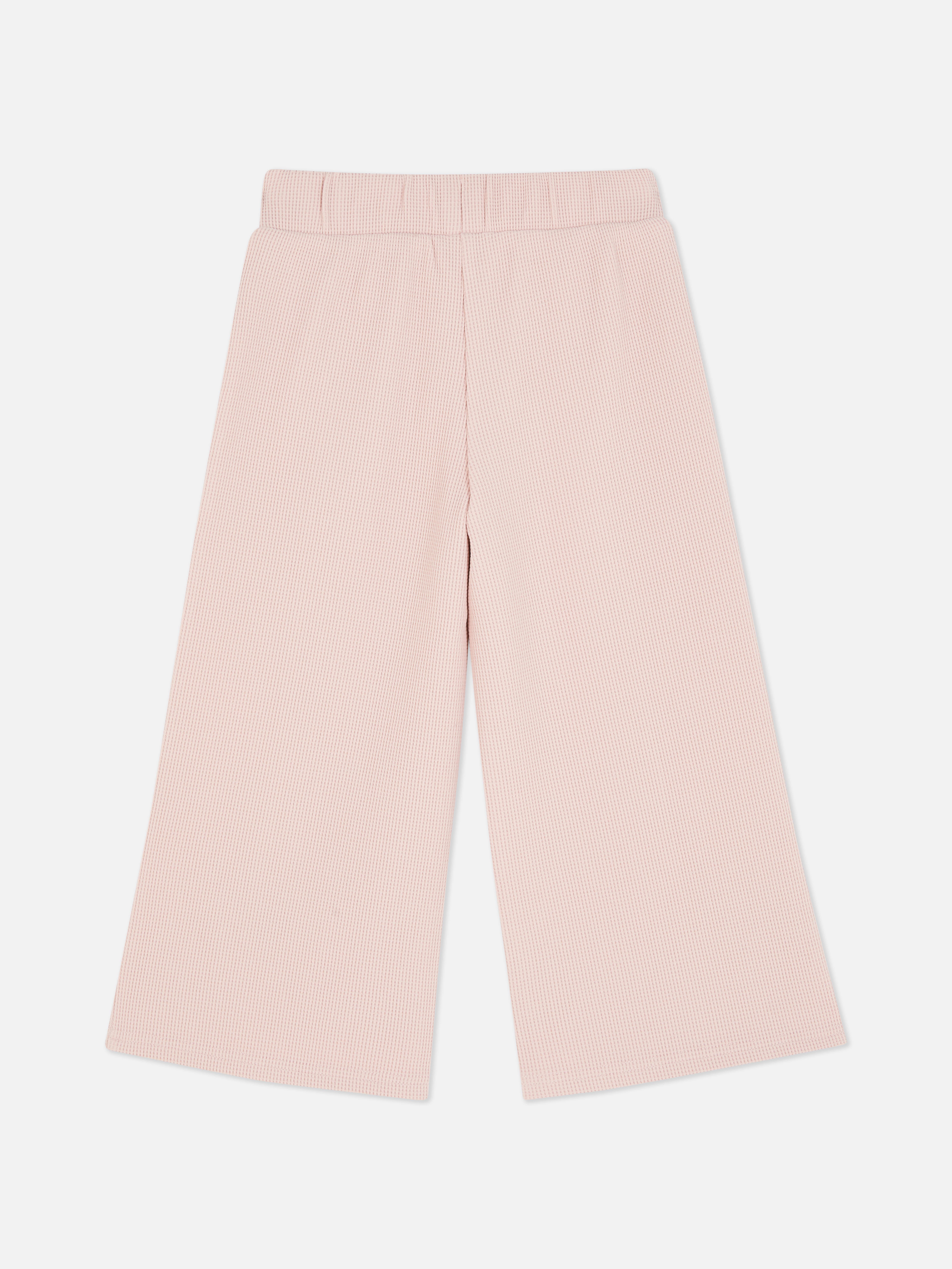 Pantalones elásticos gofrados
