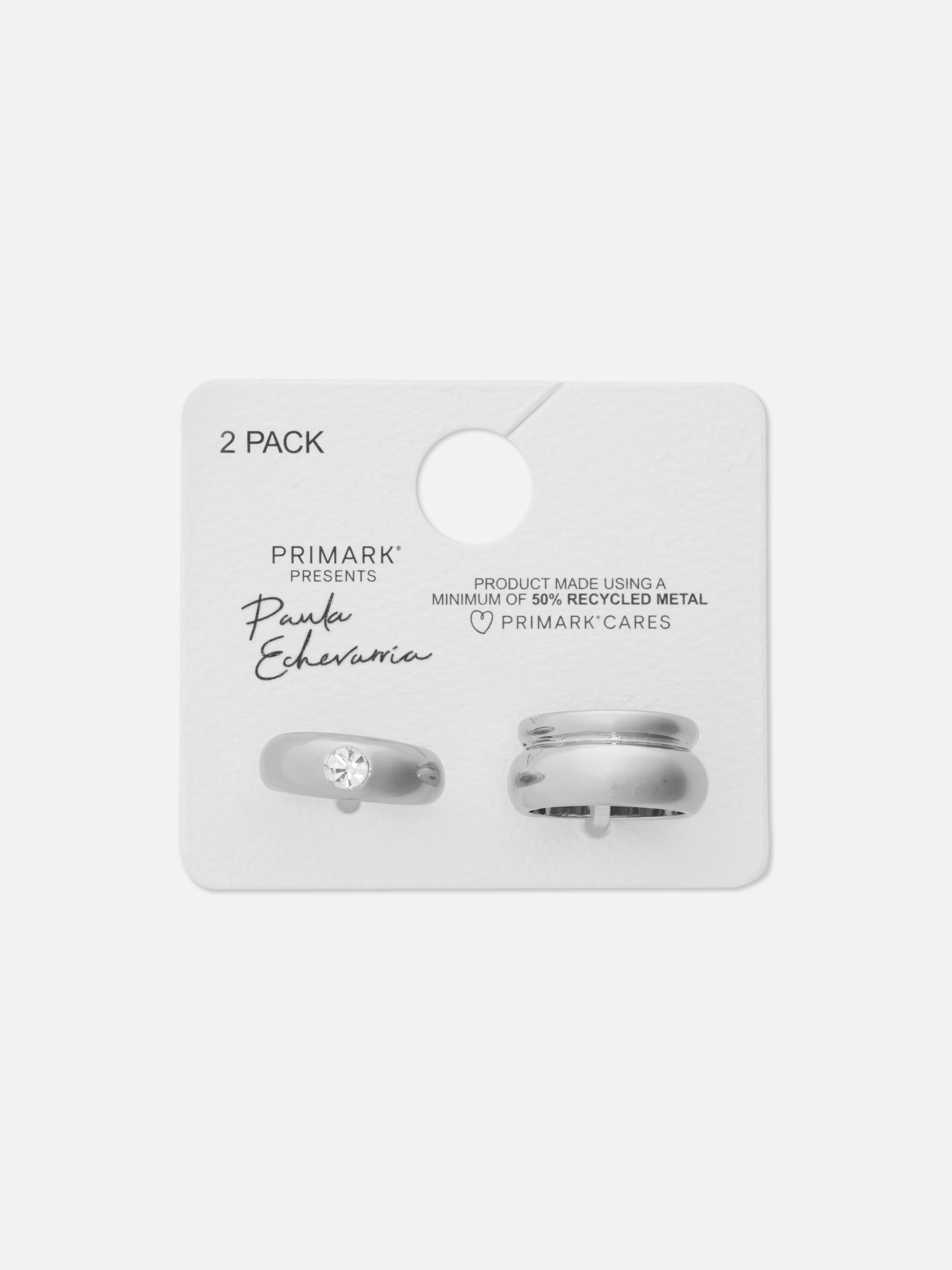 Robuuste ringen Paula Echevarría, set van 2