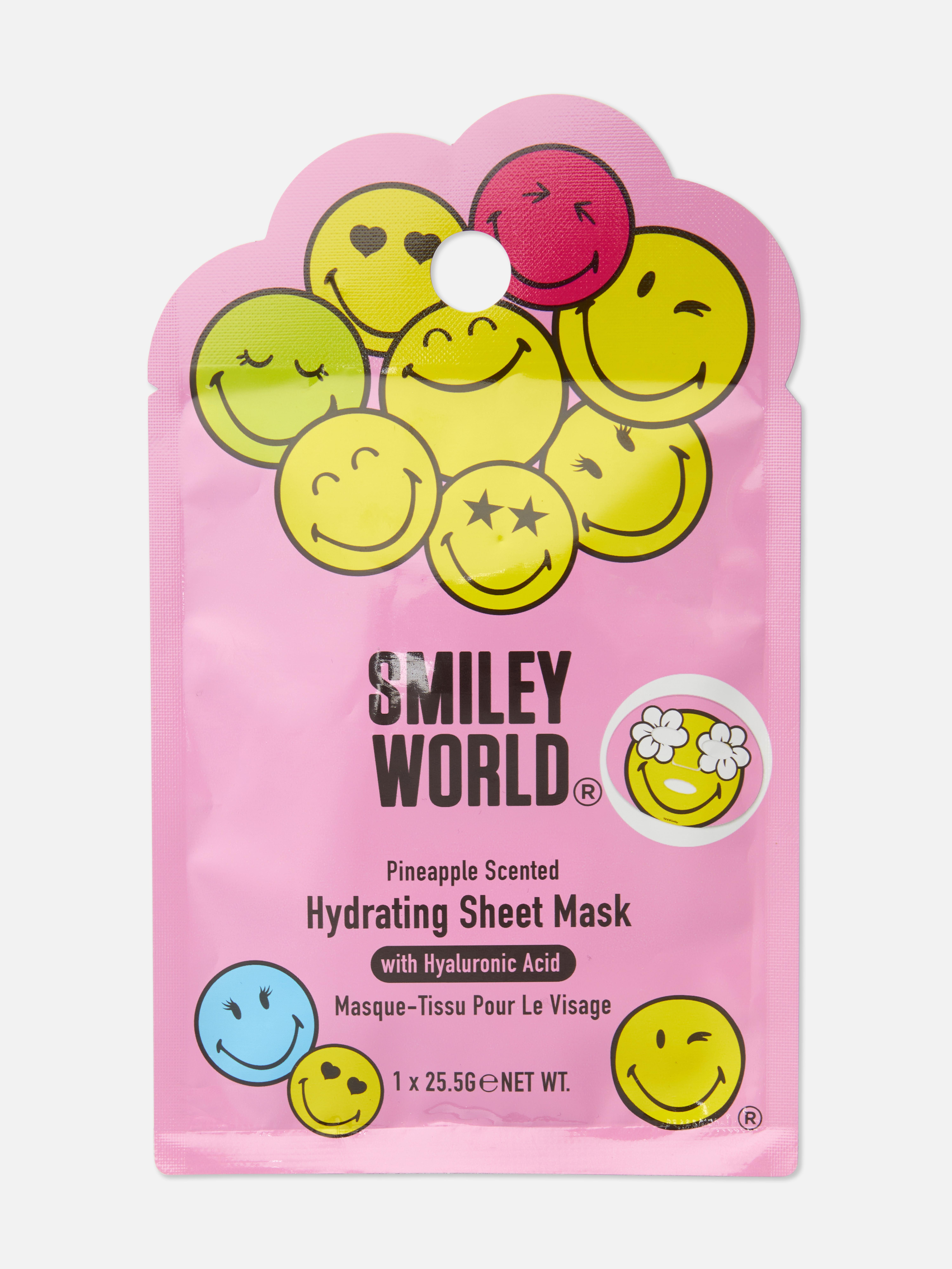 Mascarilla facial con forma de Smiley