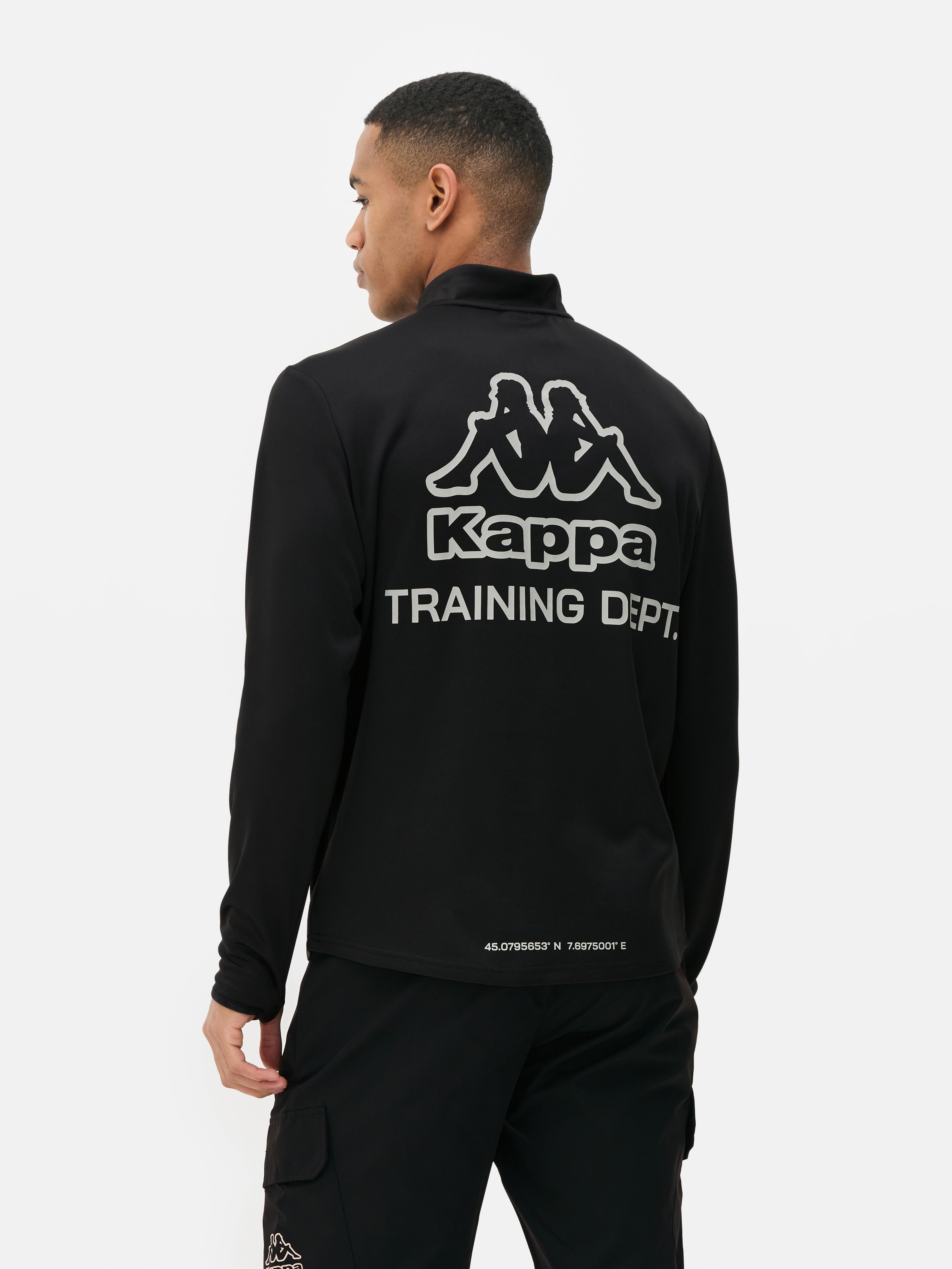 Kappa x Primark Quarter-Zip Long Sleeve T-Shirt