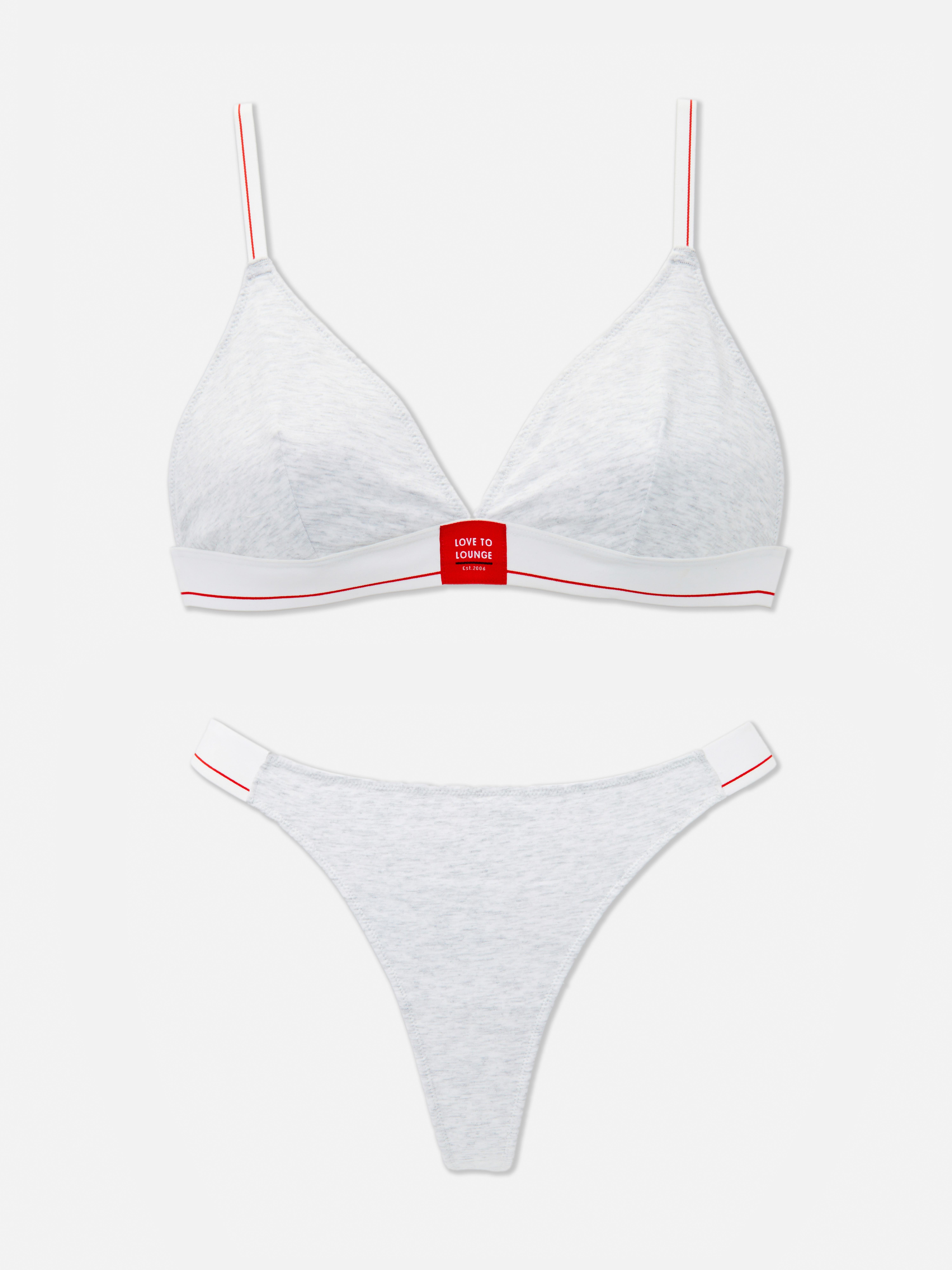 Love to Lounge Triangle Lingerie Set