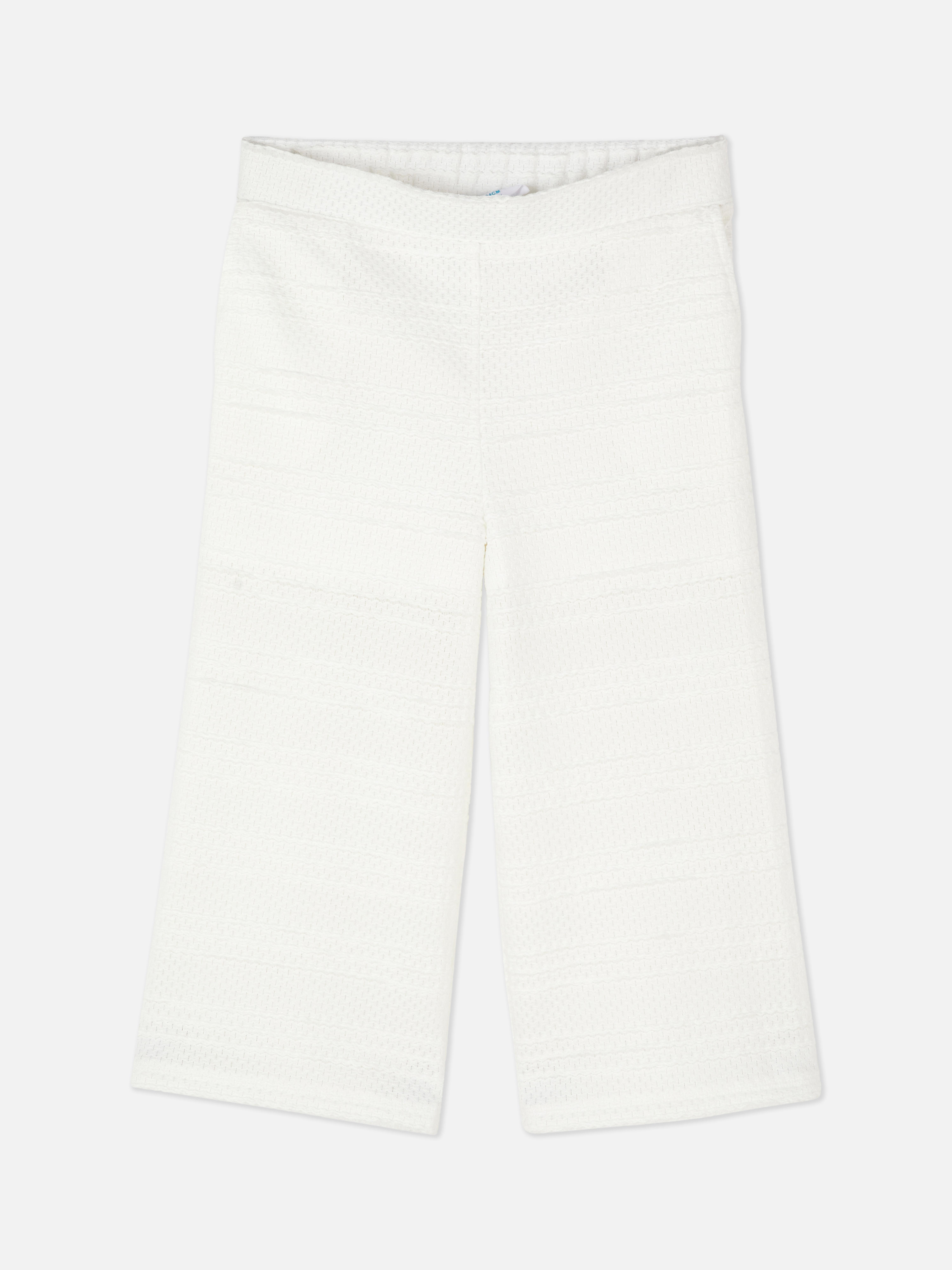 Pantalones con bordado inglés
