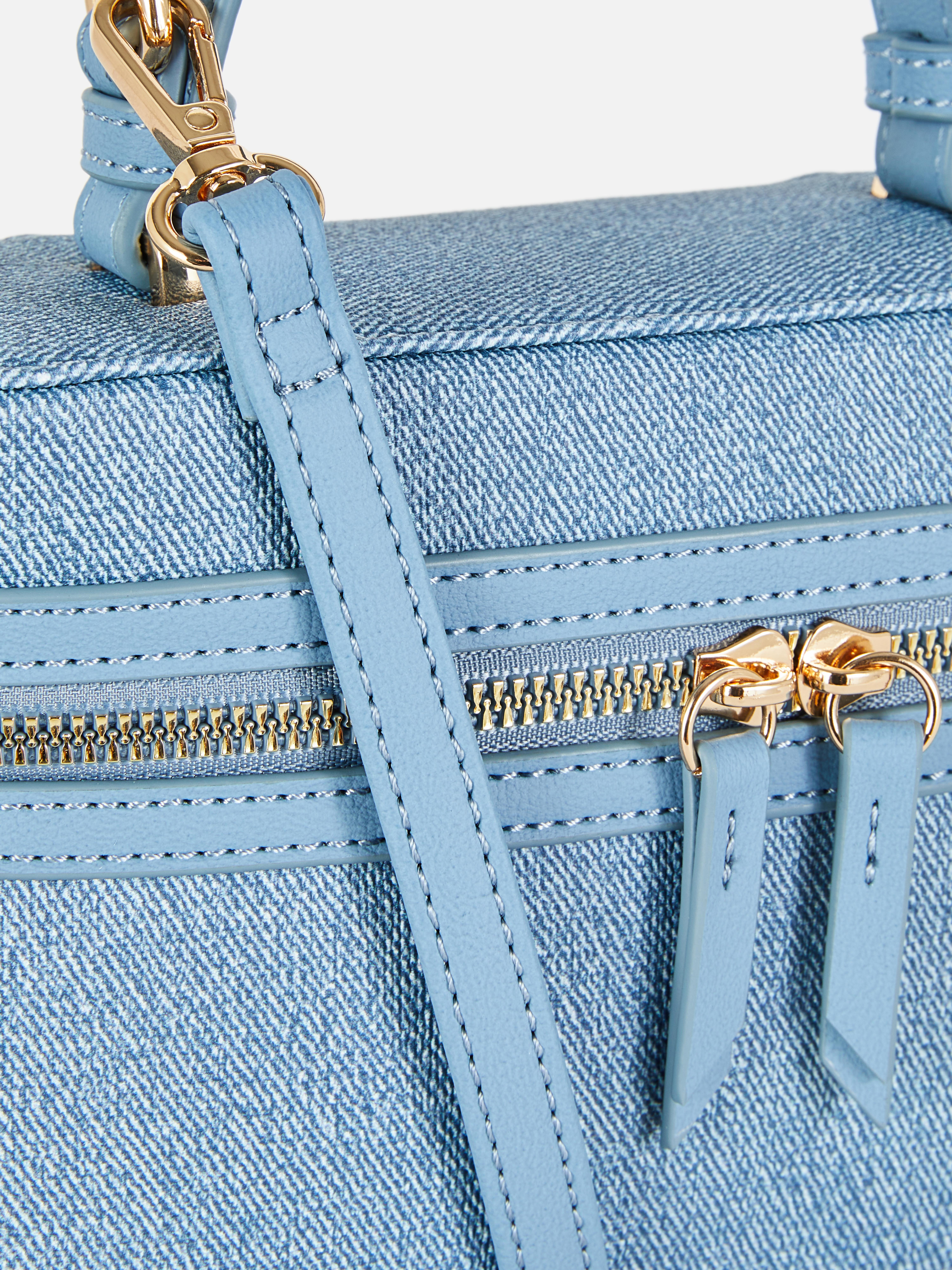 Štýlová denimová crossbody kabelka