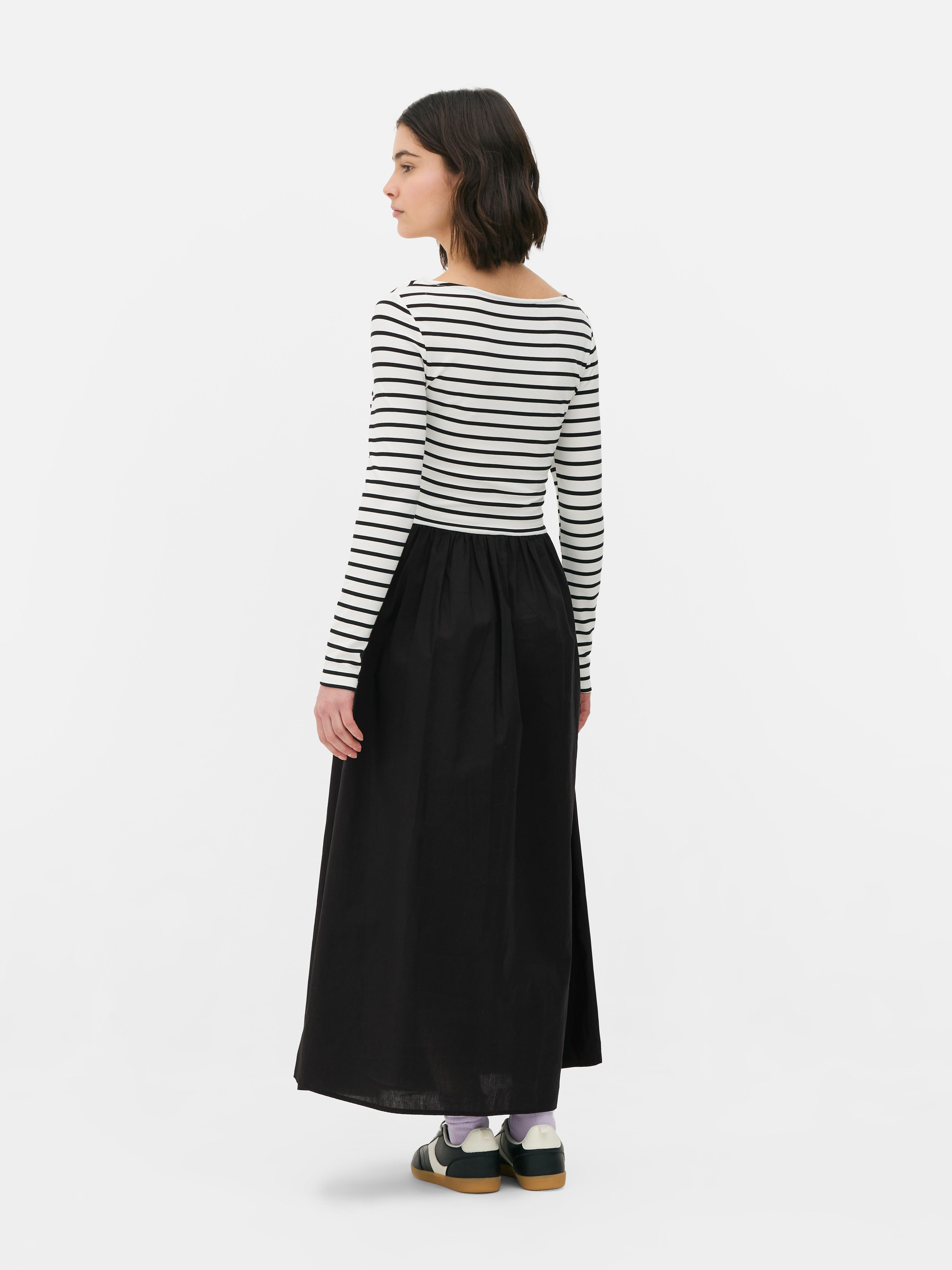 2-in-1 T-Shirt Midi Dress