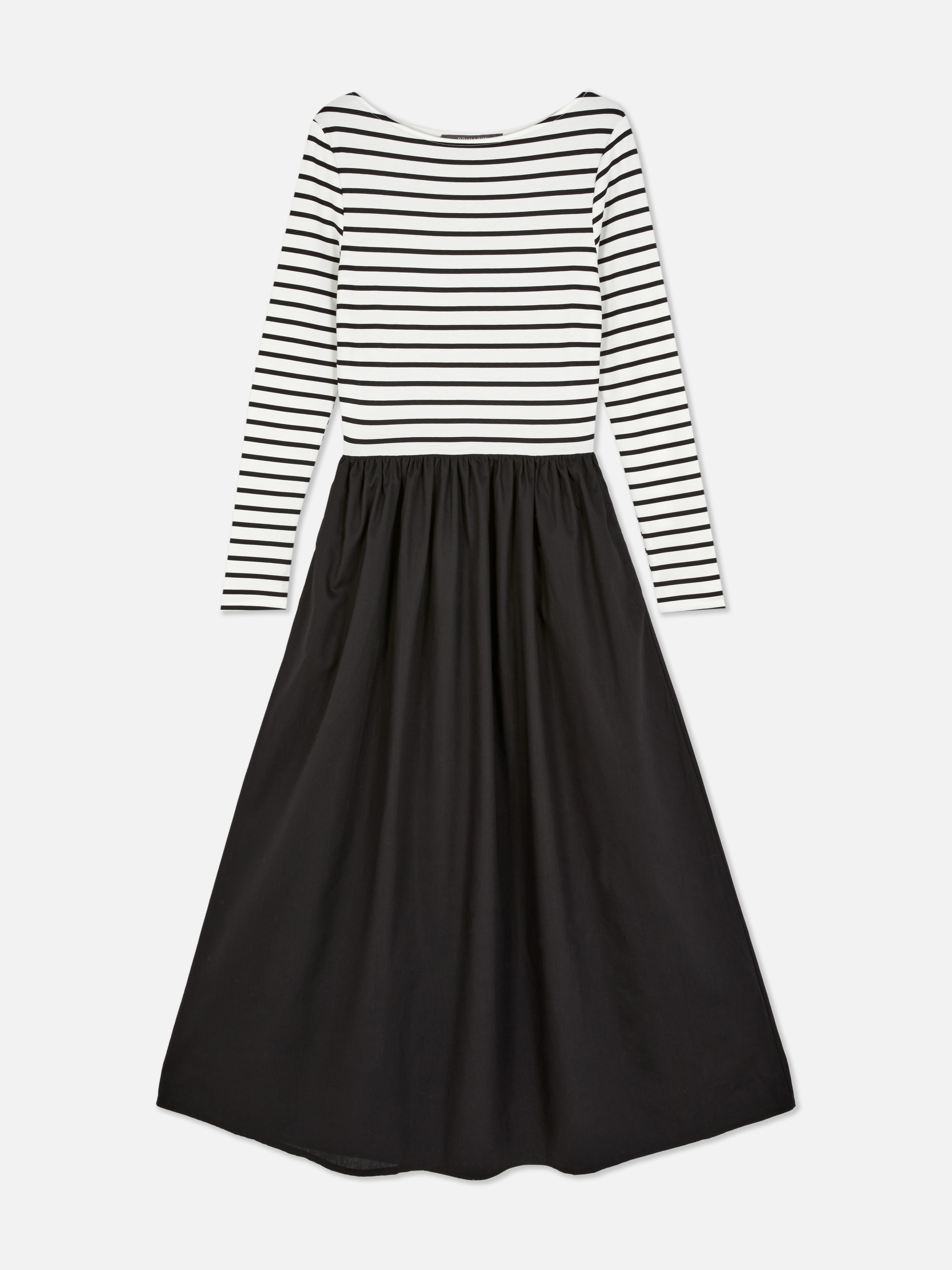 2-in-1 T-Shirt Midi Dress