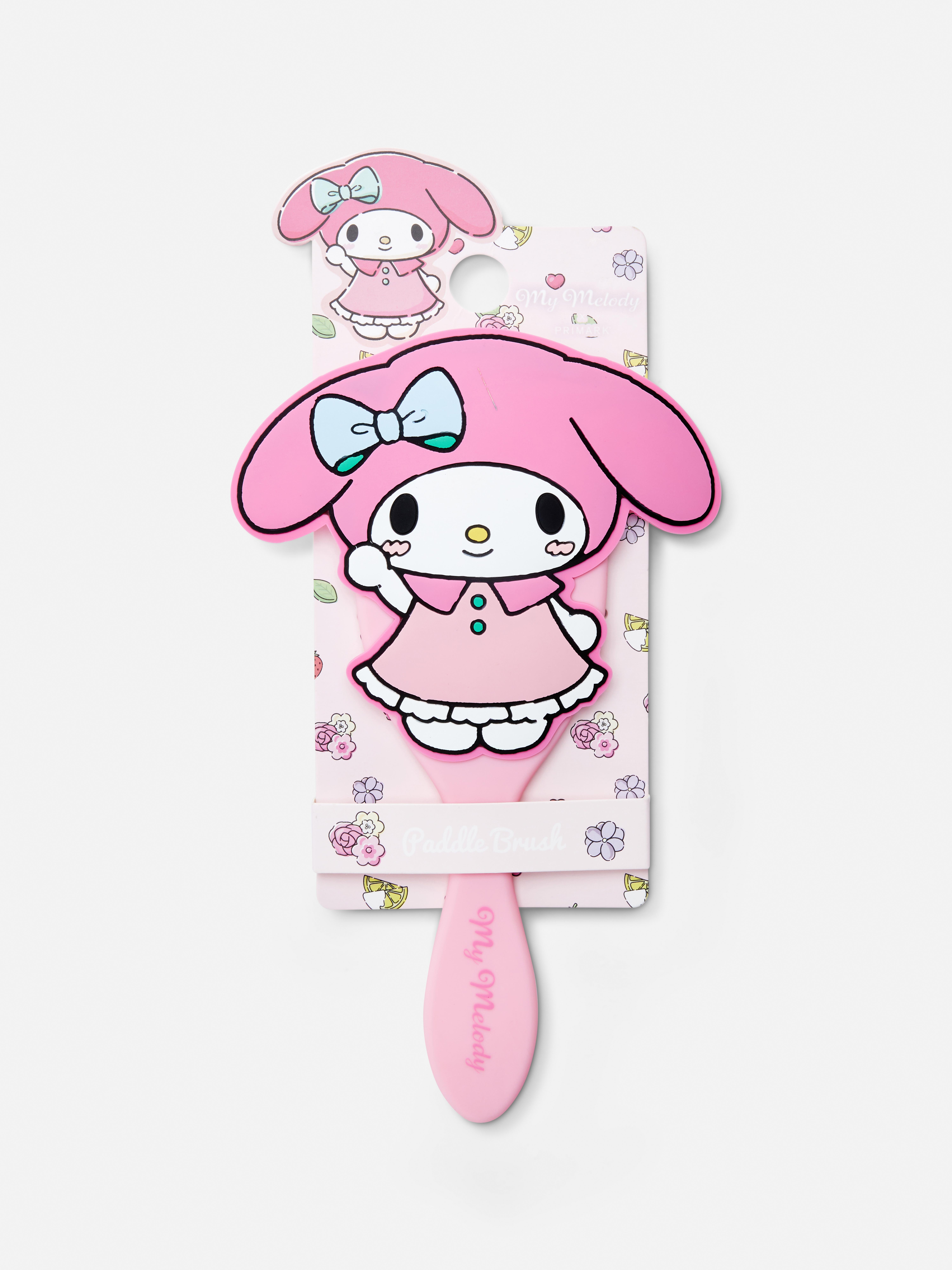 Escova cabelo plana Hello Kitty My Melody