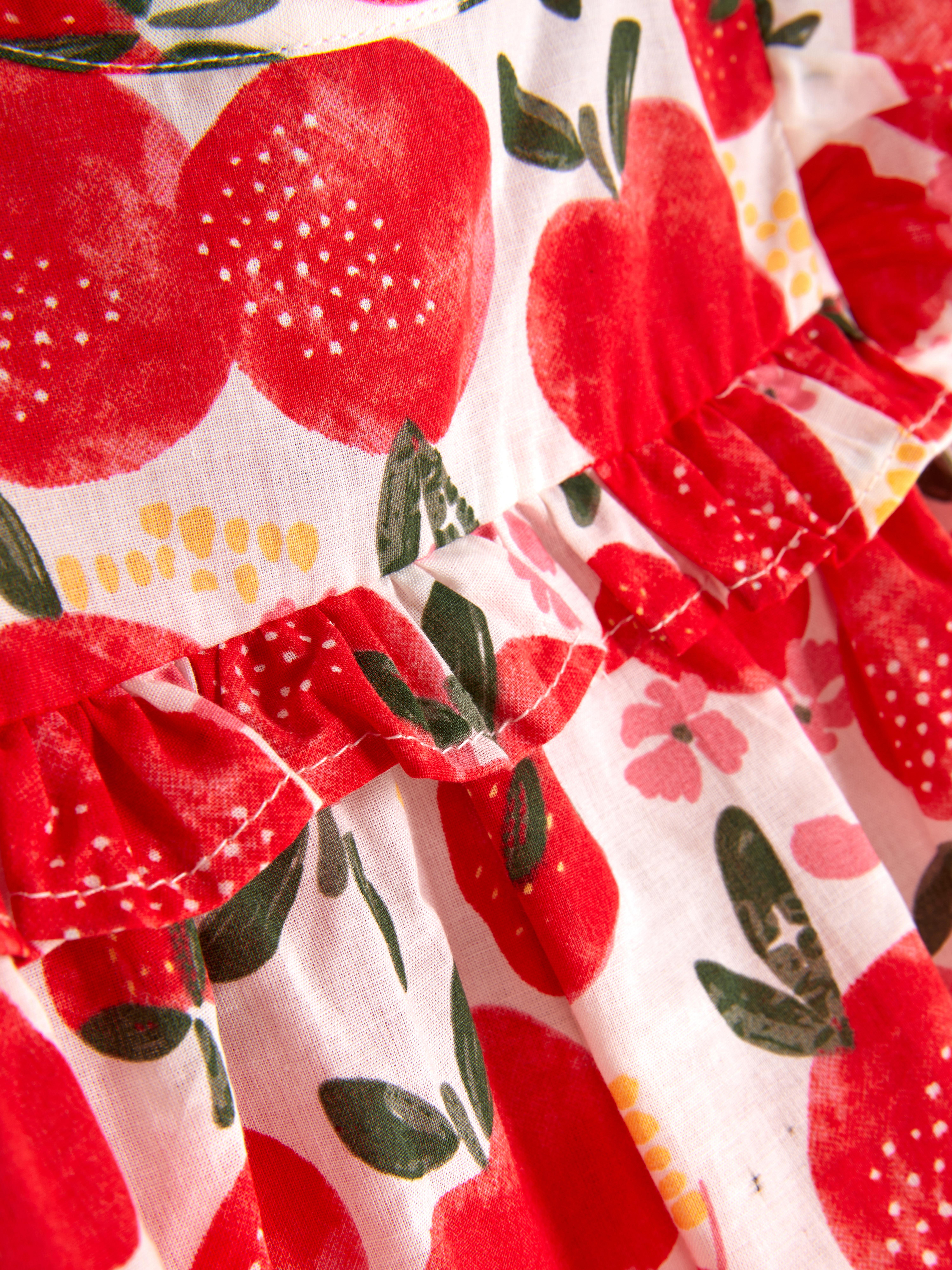 0-36mths | Fruit Print Ruffle Dress