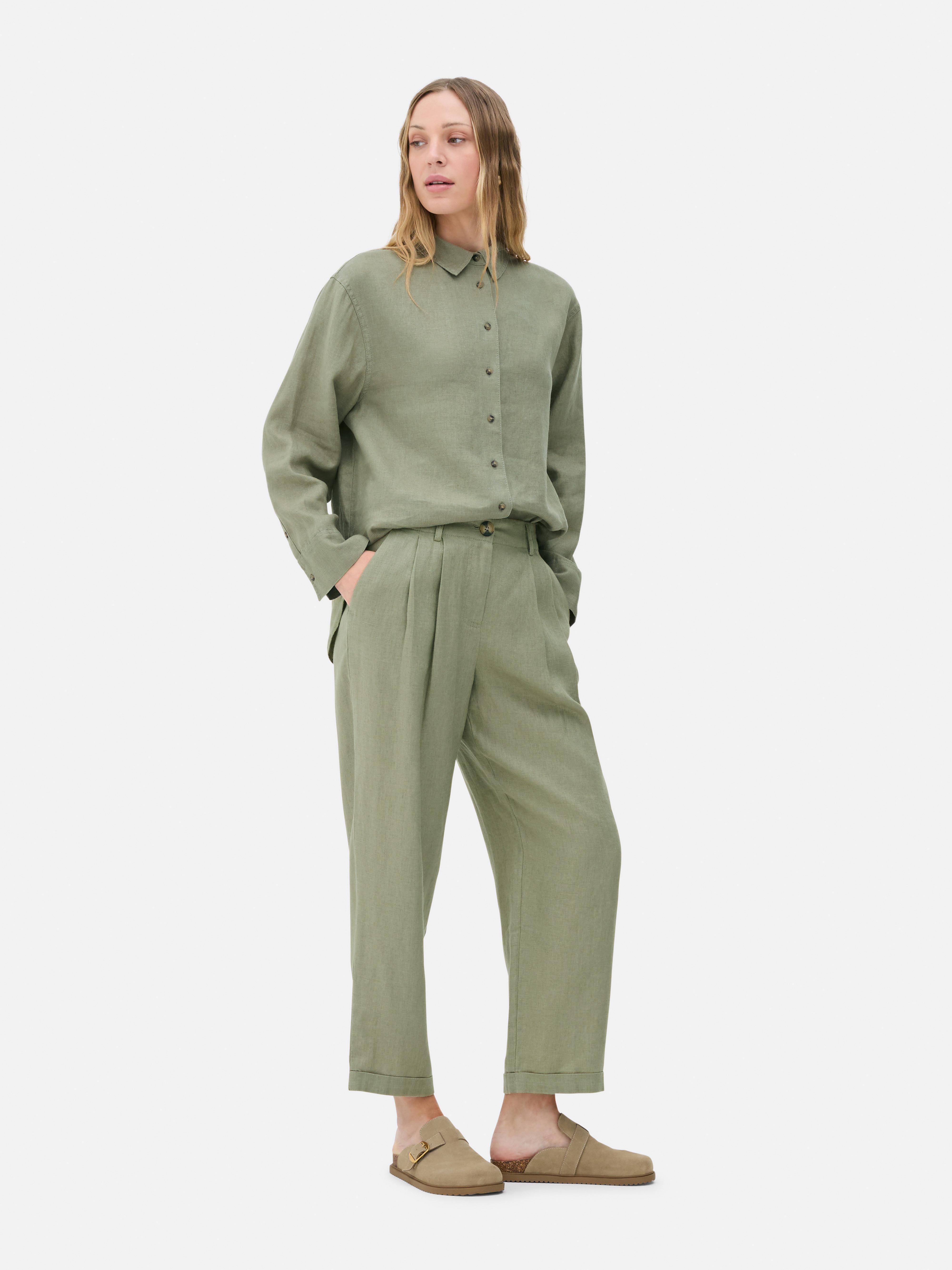 „The Edit“ Leinenhose