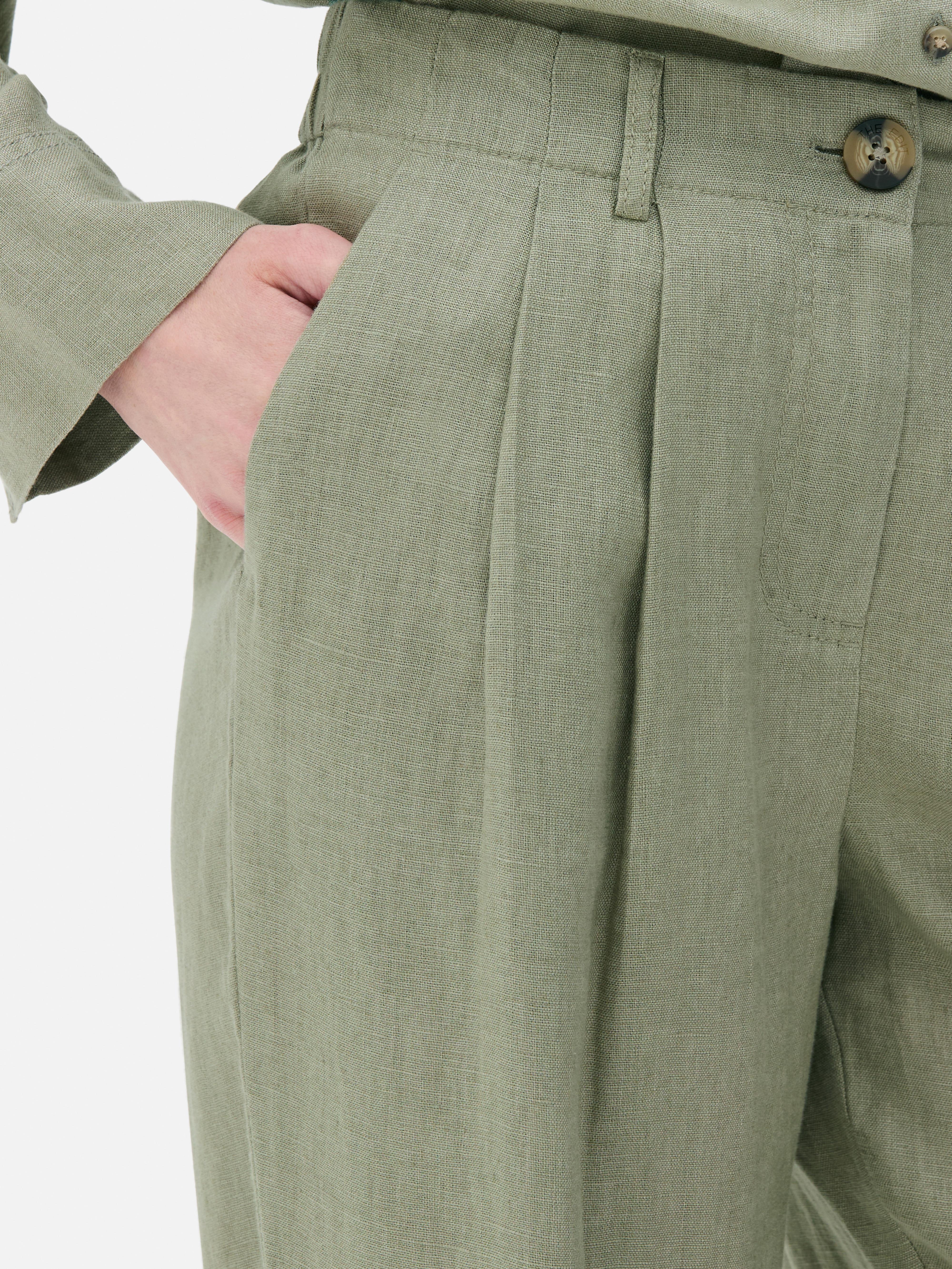 Pantaloni din in The Edit