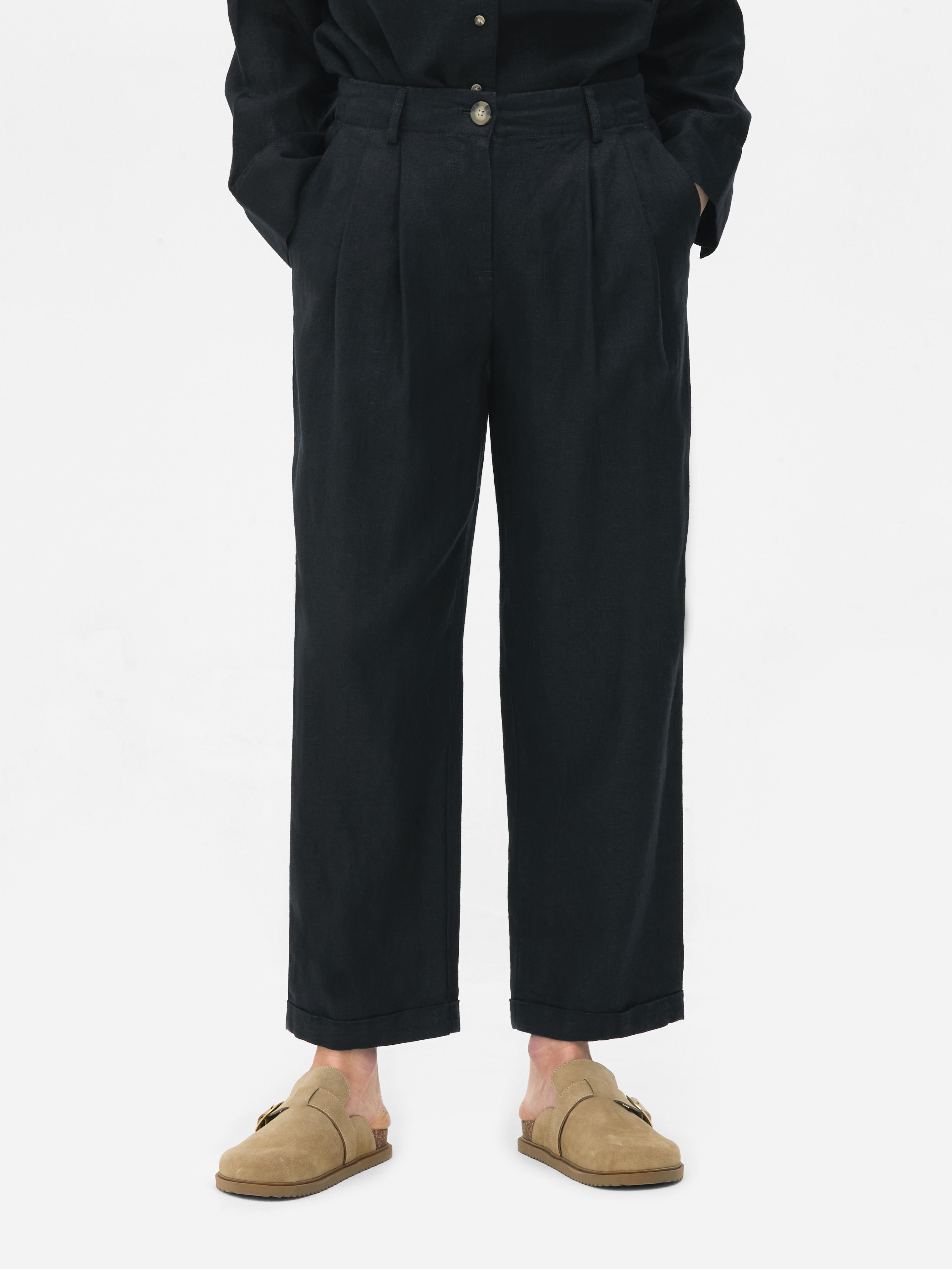 Pantalon en lin The Edit