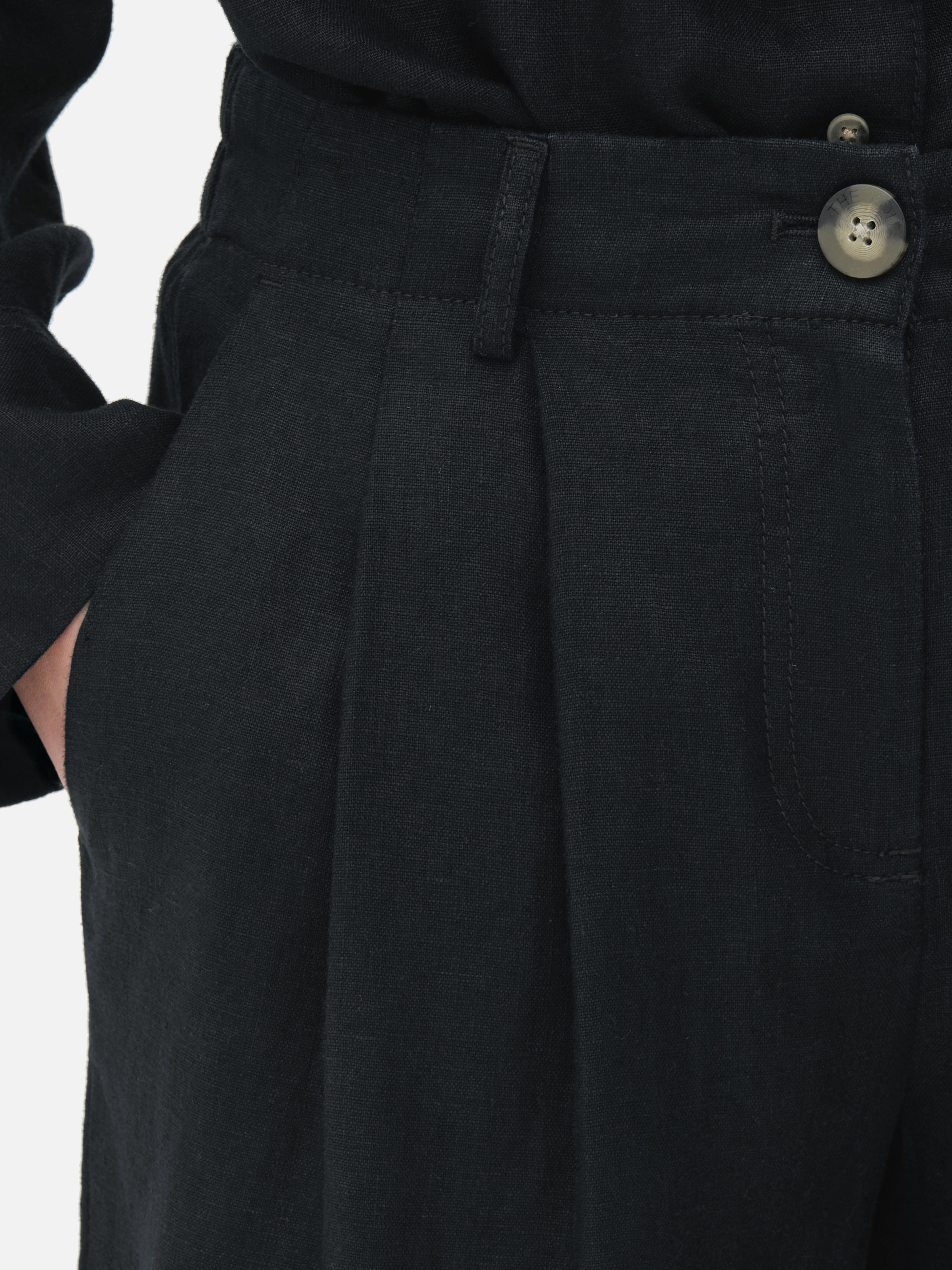 Pantalon en lin The Edit
