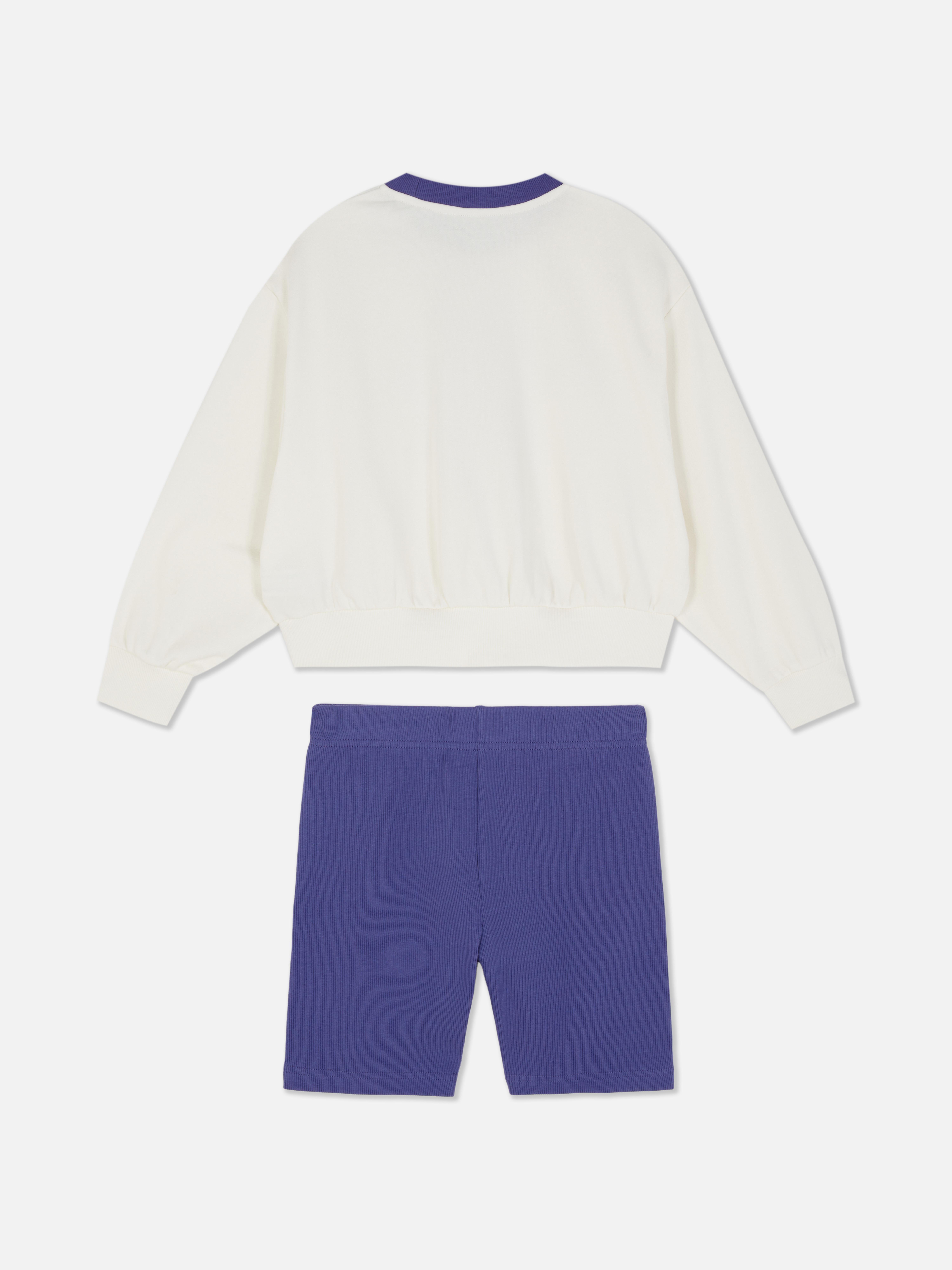 Set van sweatshirt en short Amalfikust