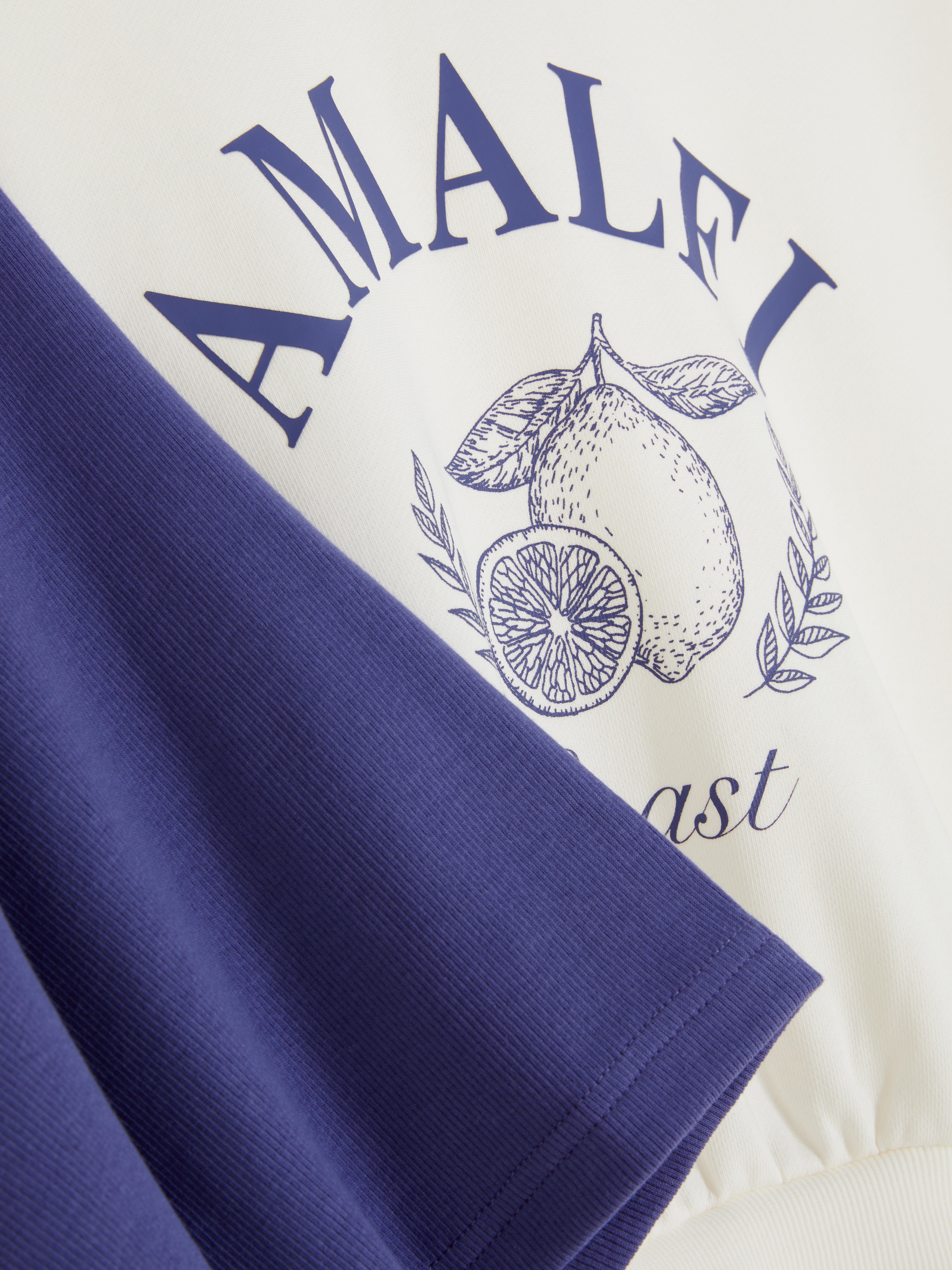 Set van sweatshirt en short Amalfikust