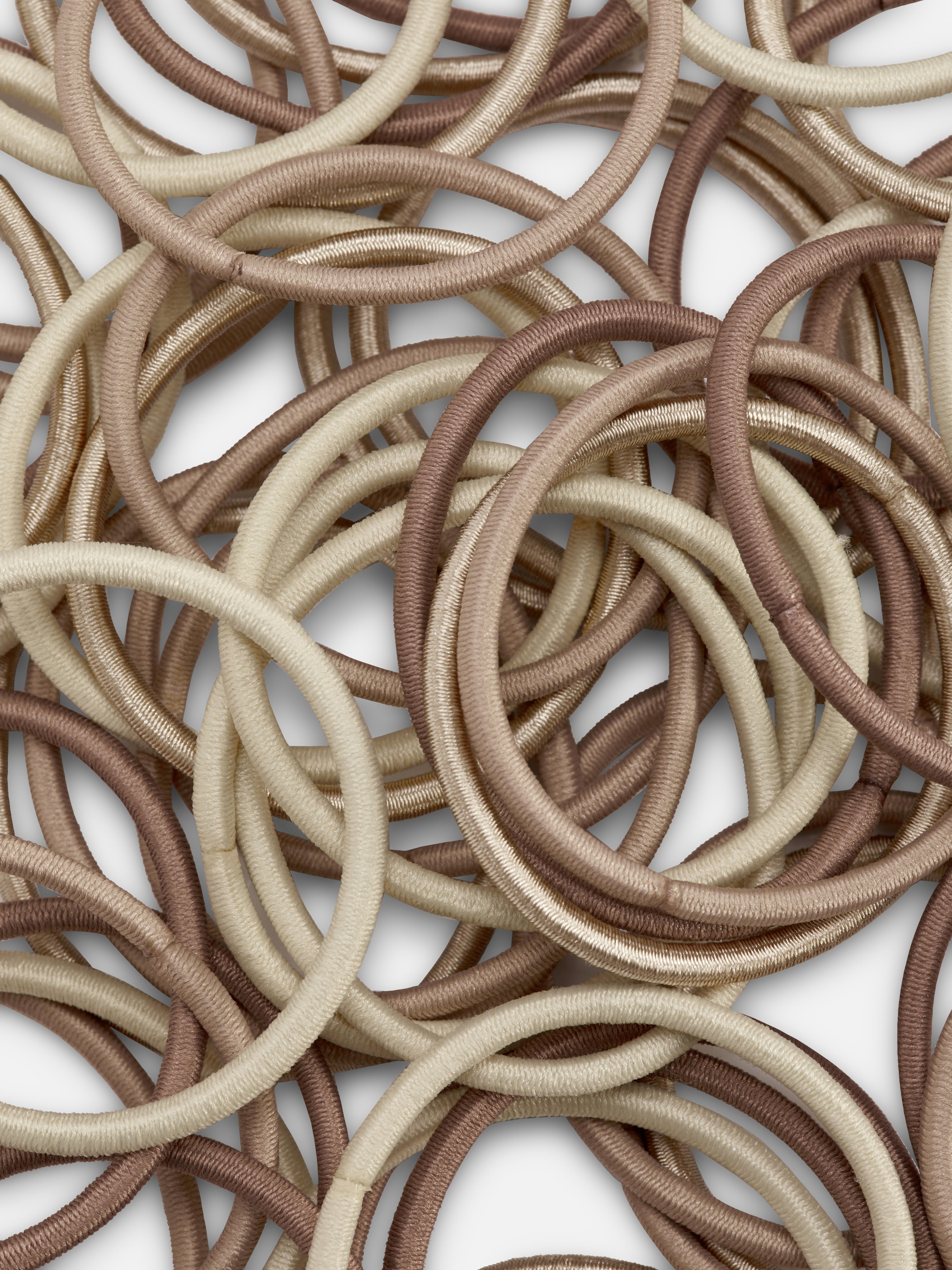 60pk Thick Elastic Hair Ties