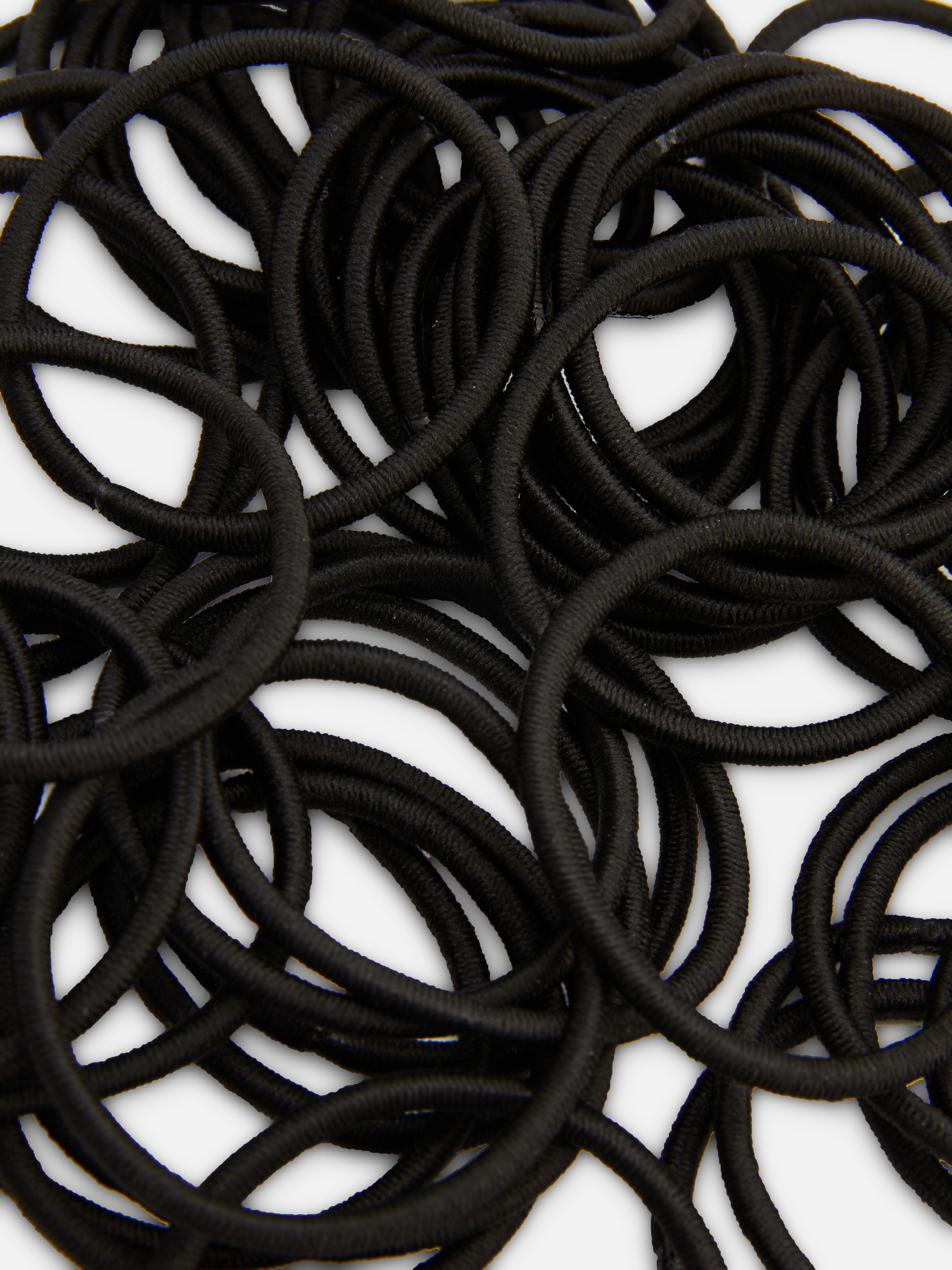 Lot de 60 élastiques à cheveux épais