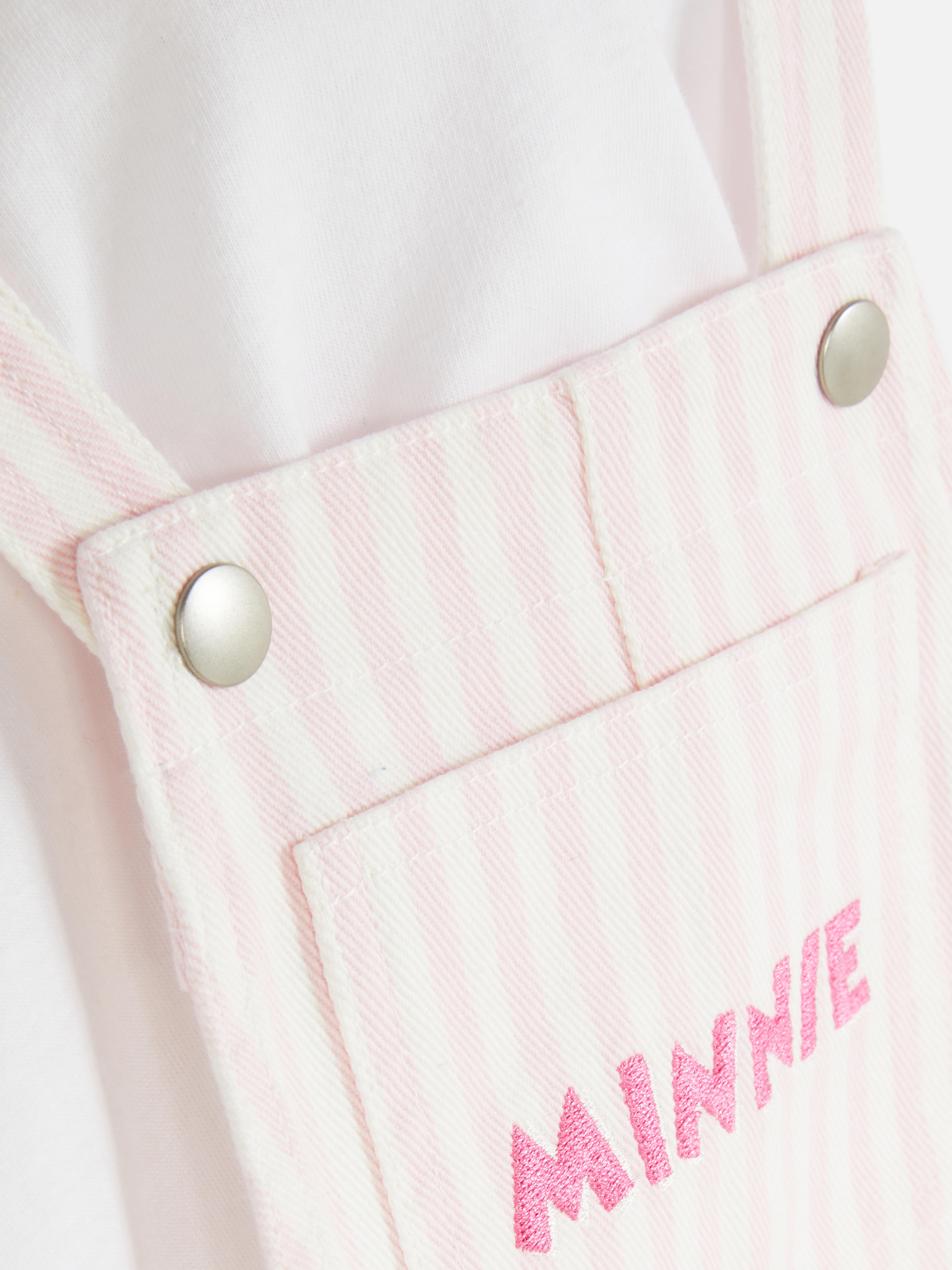Ensemble t-shirt et salopette Disney Minnie Mouse