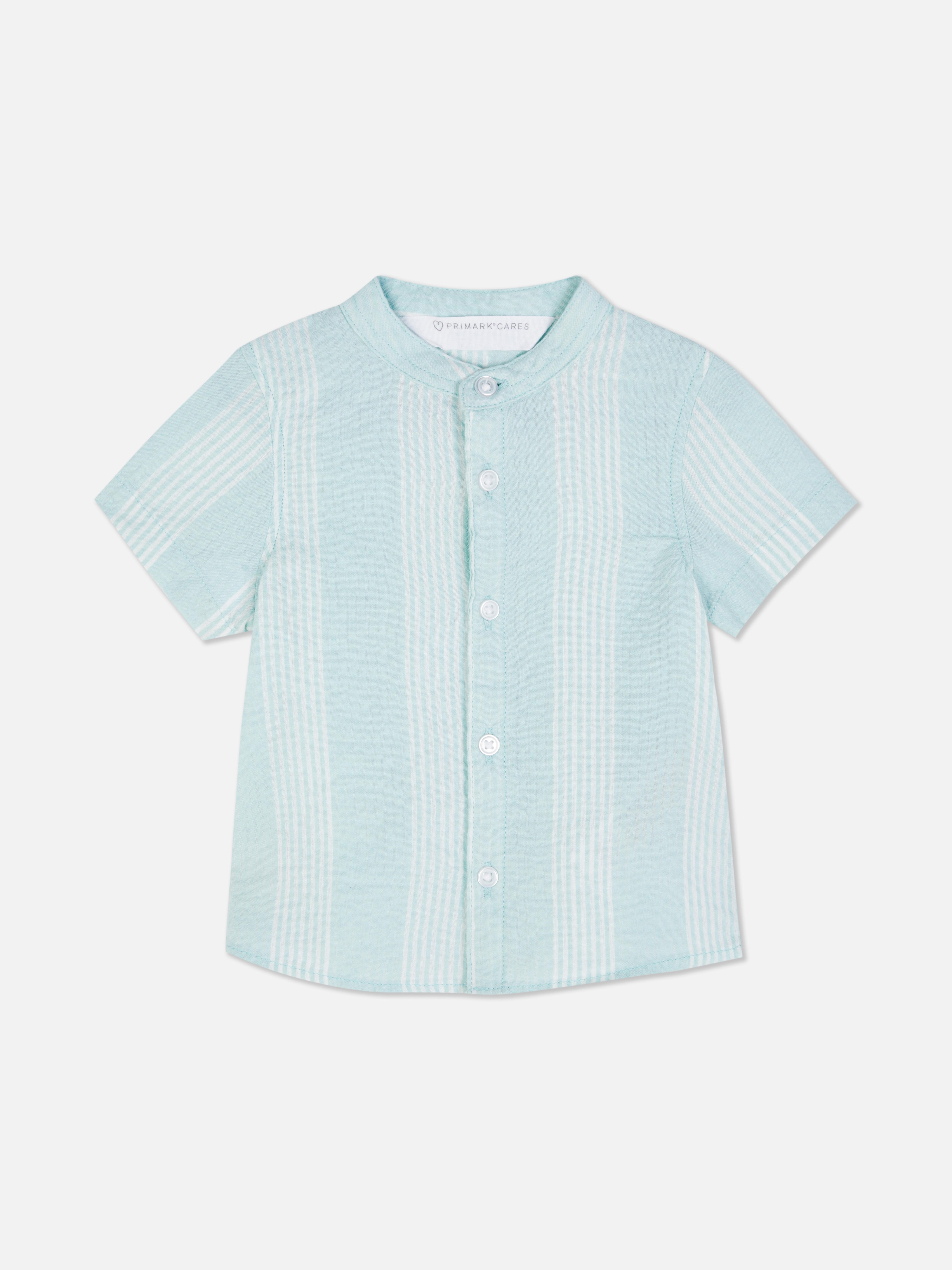 Camisa manga curta riscas