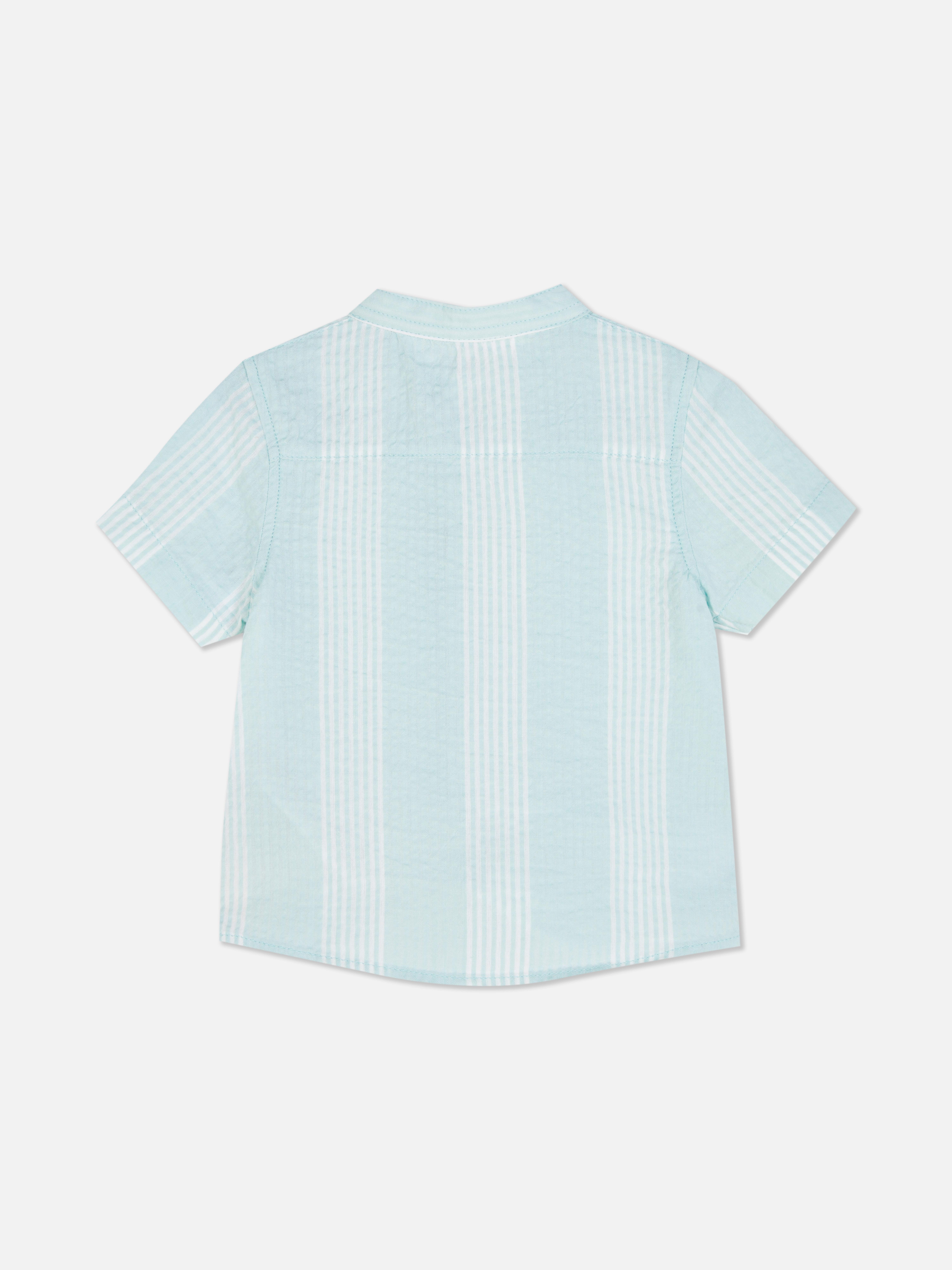 Camisa manga curta riscas