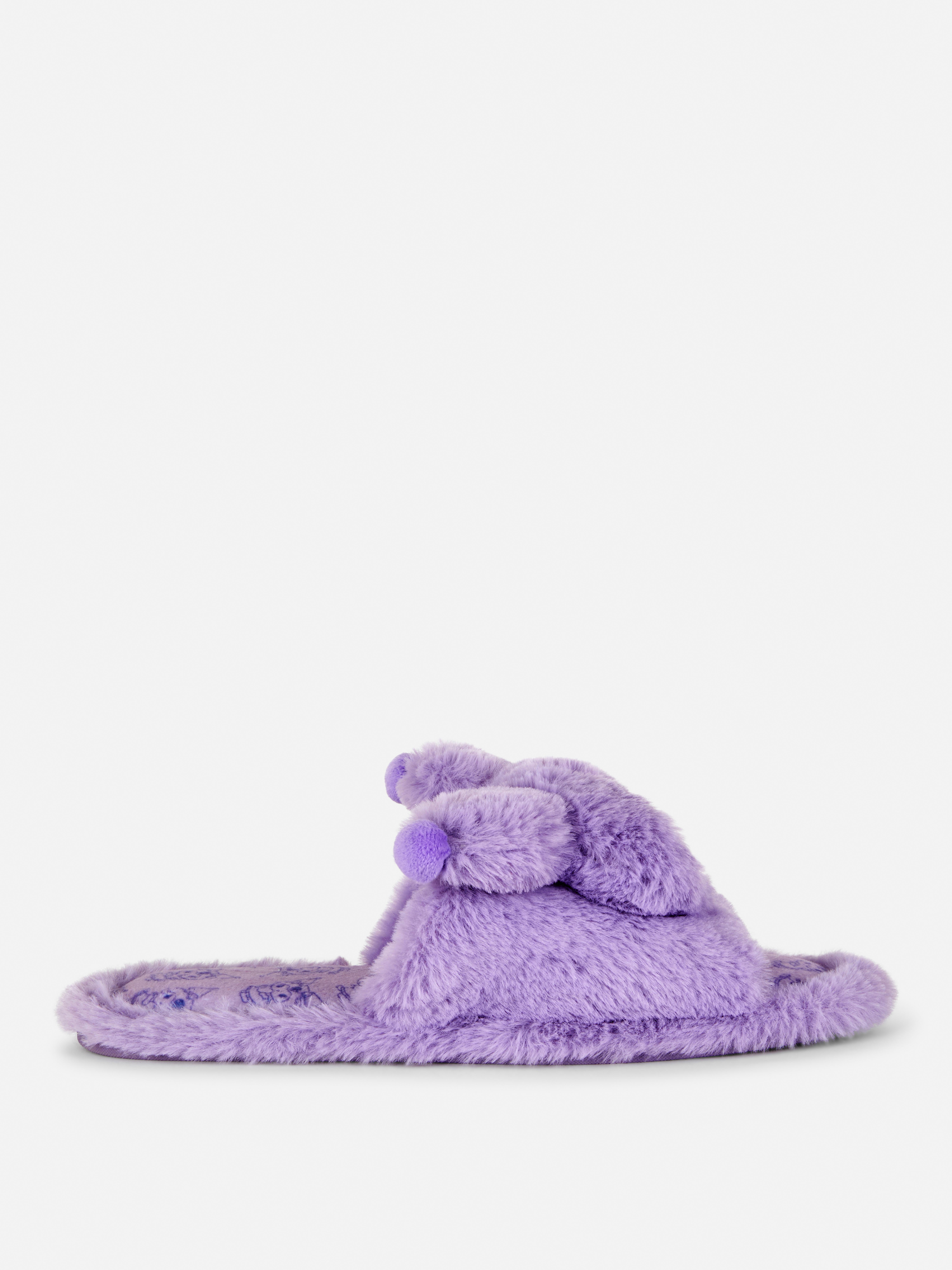 Kuromi Plush Fluffy Slippers