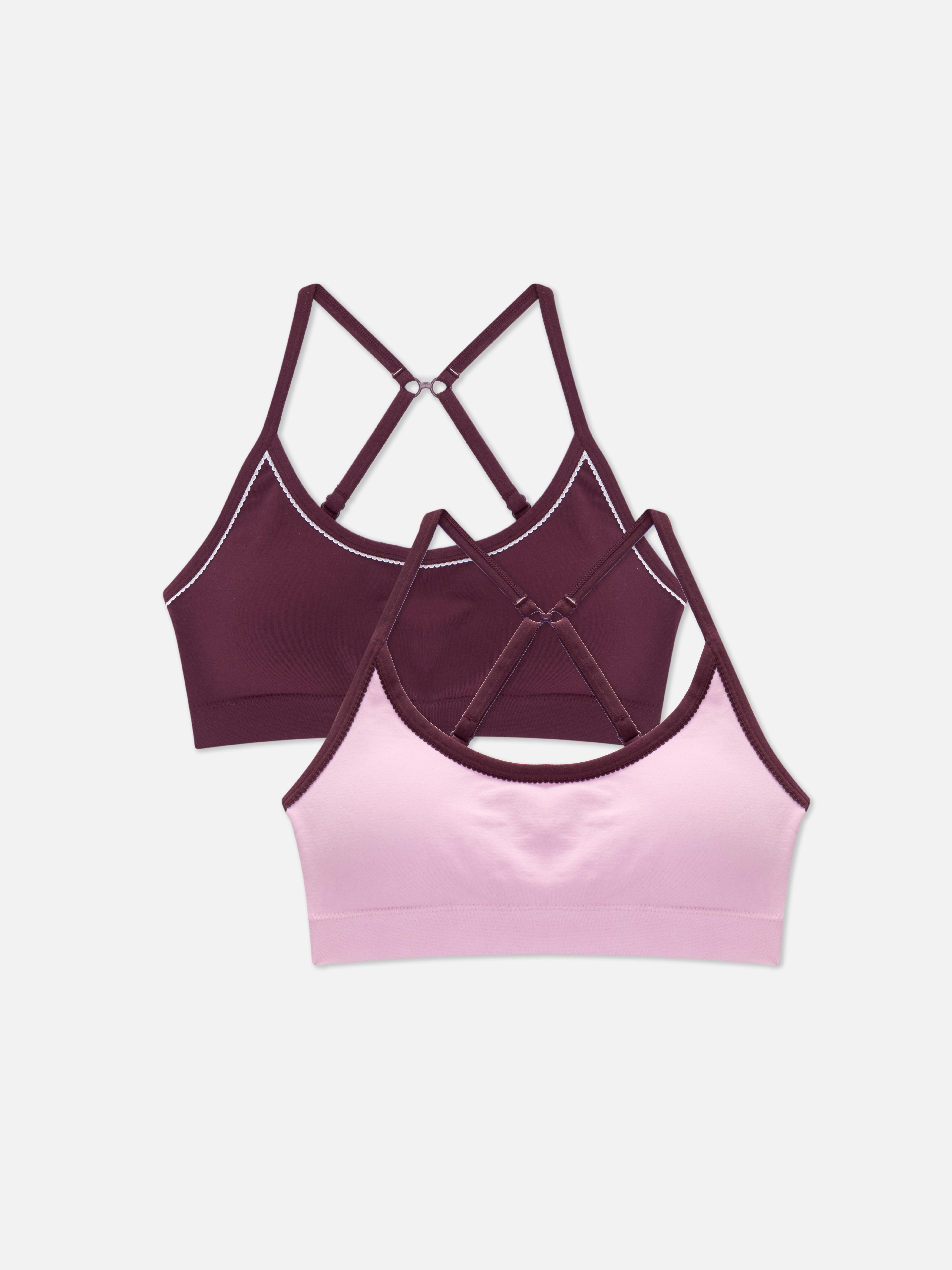 Lot de 2 brassières décolletées