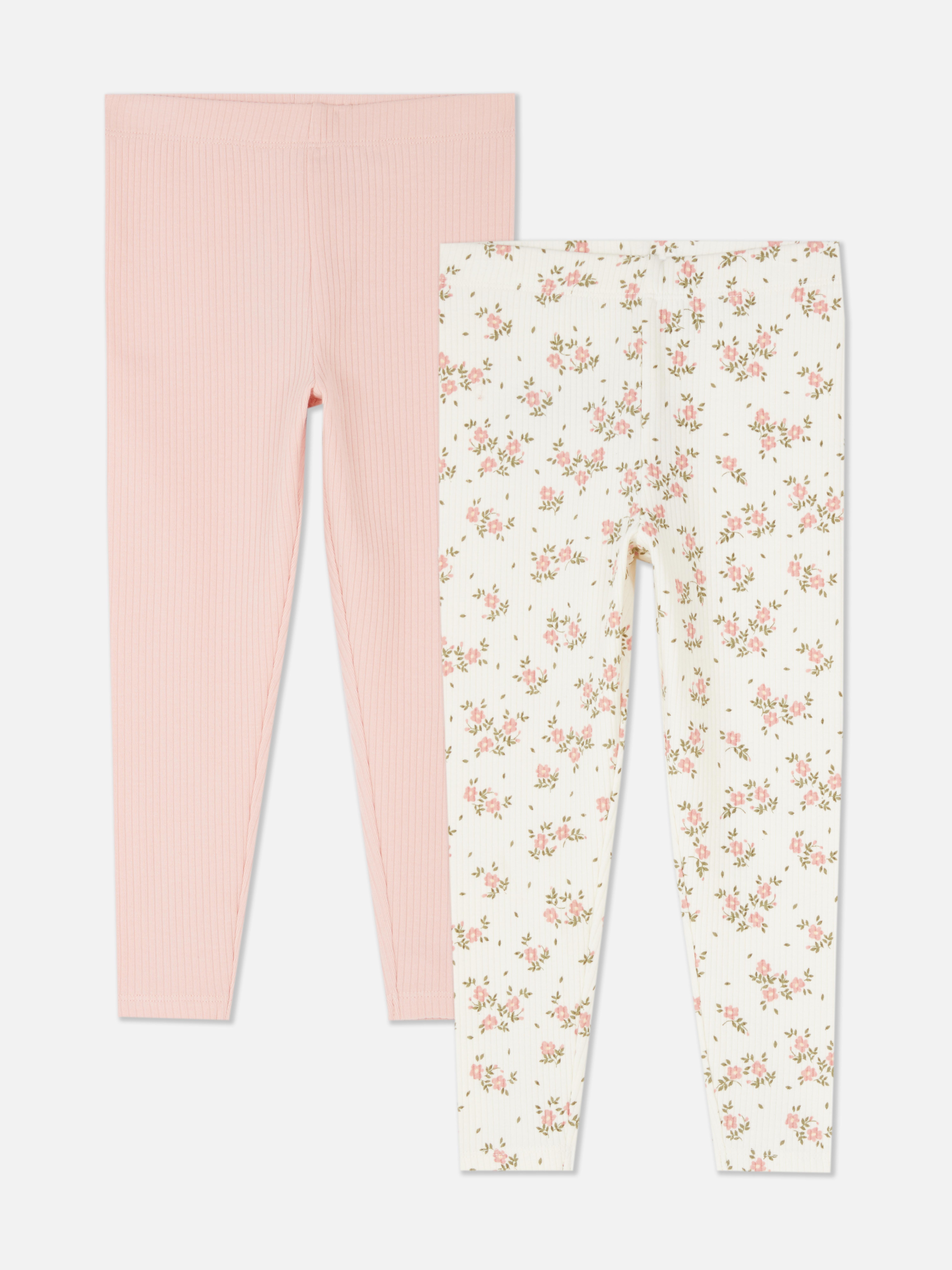 Pack de 2 leggings elásticos variados