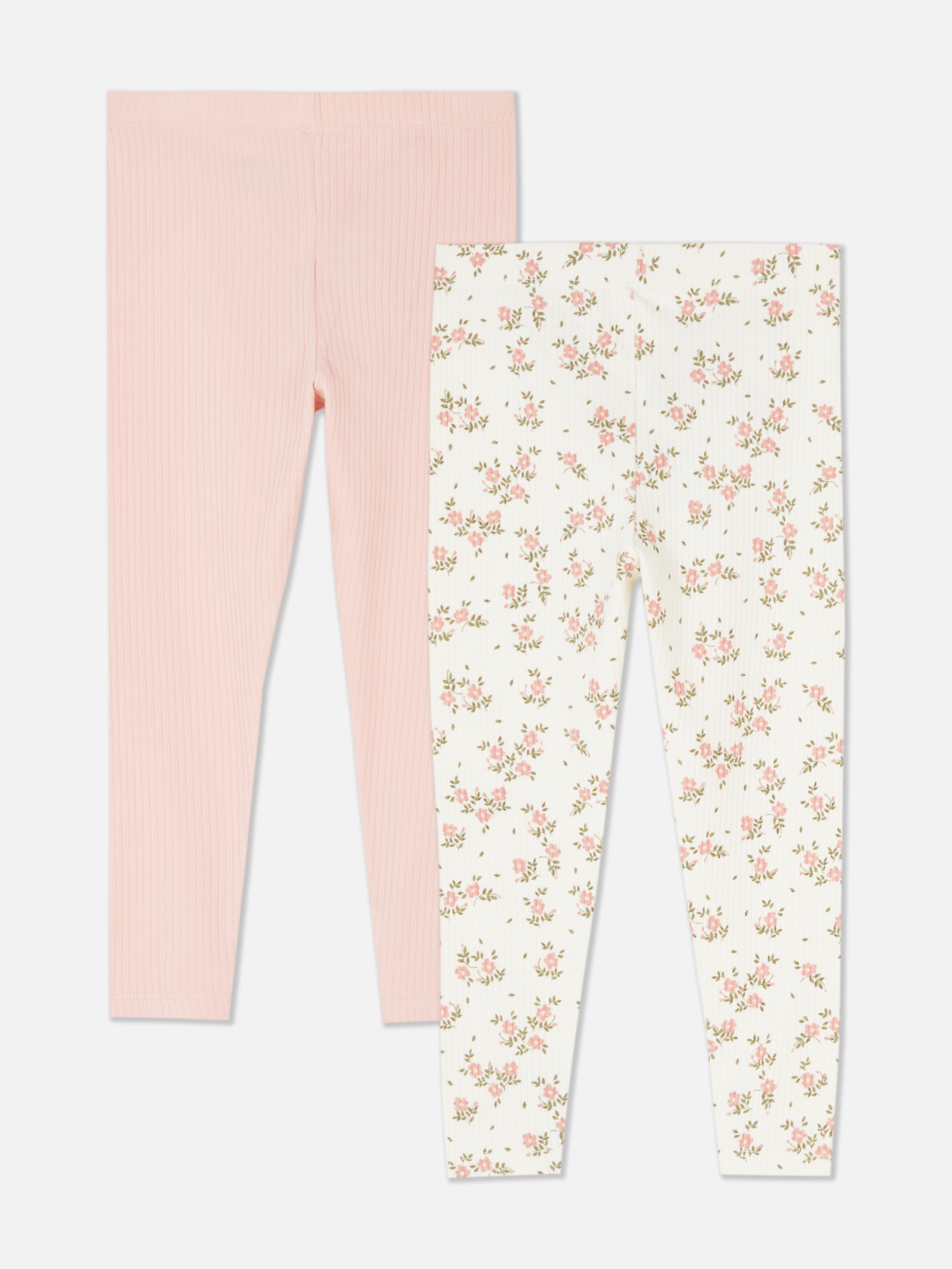 Pack de 2 leggings elásticos variados
