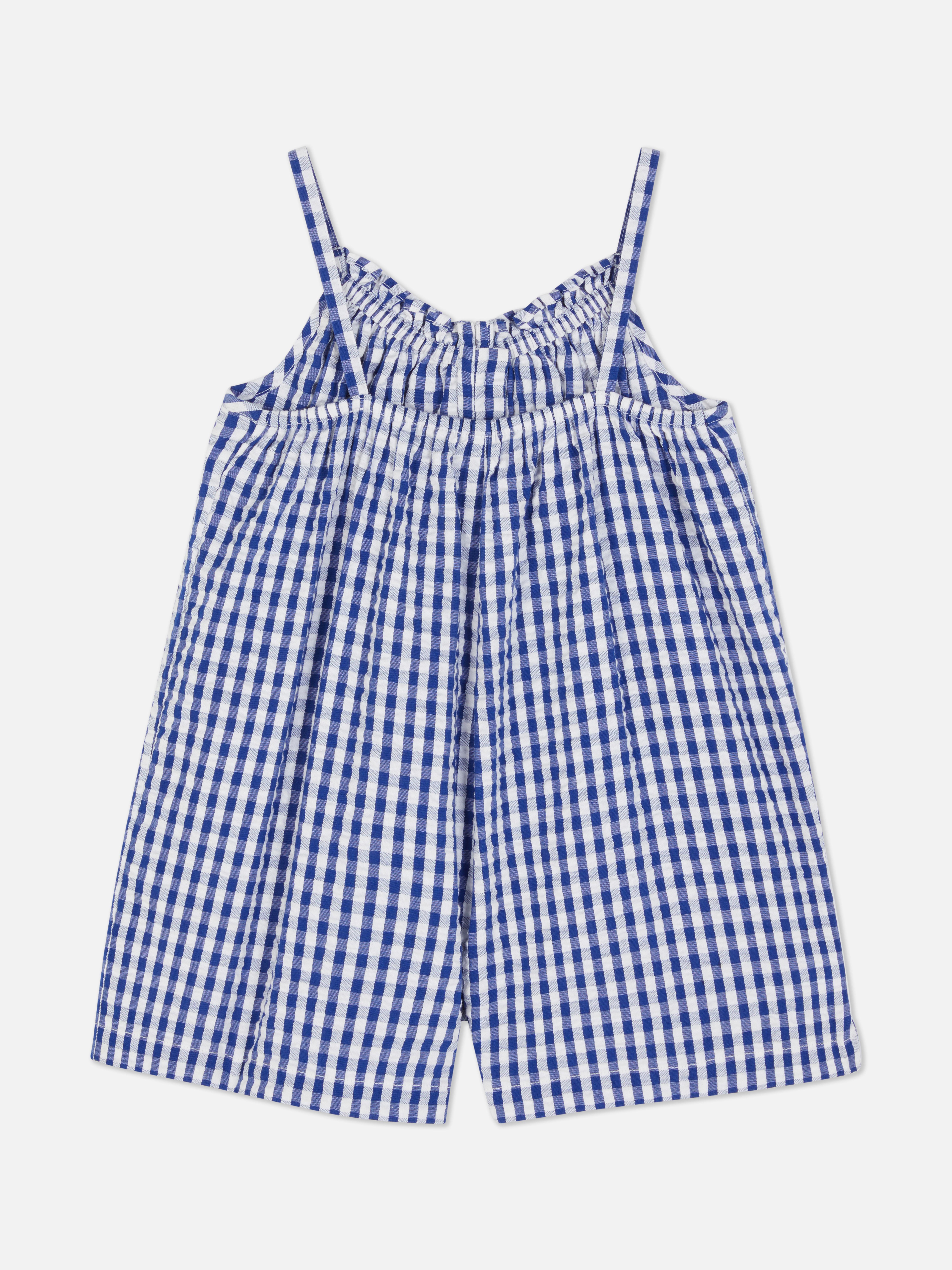 Playsuit met Vichy-ruit