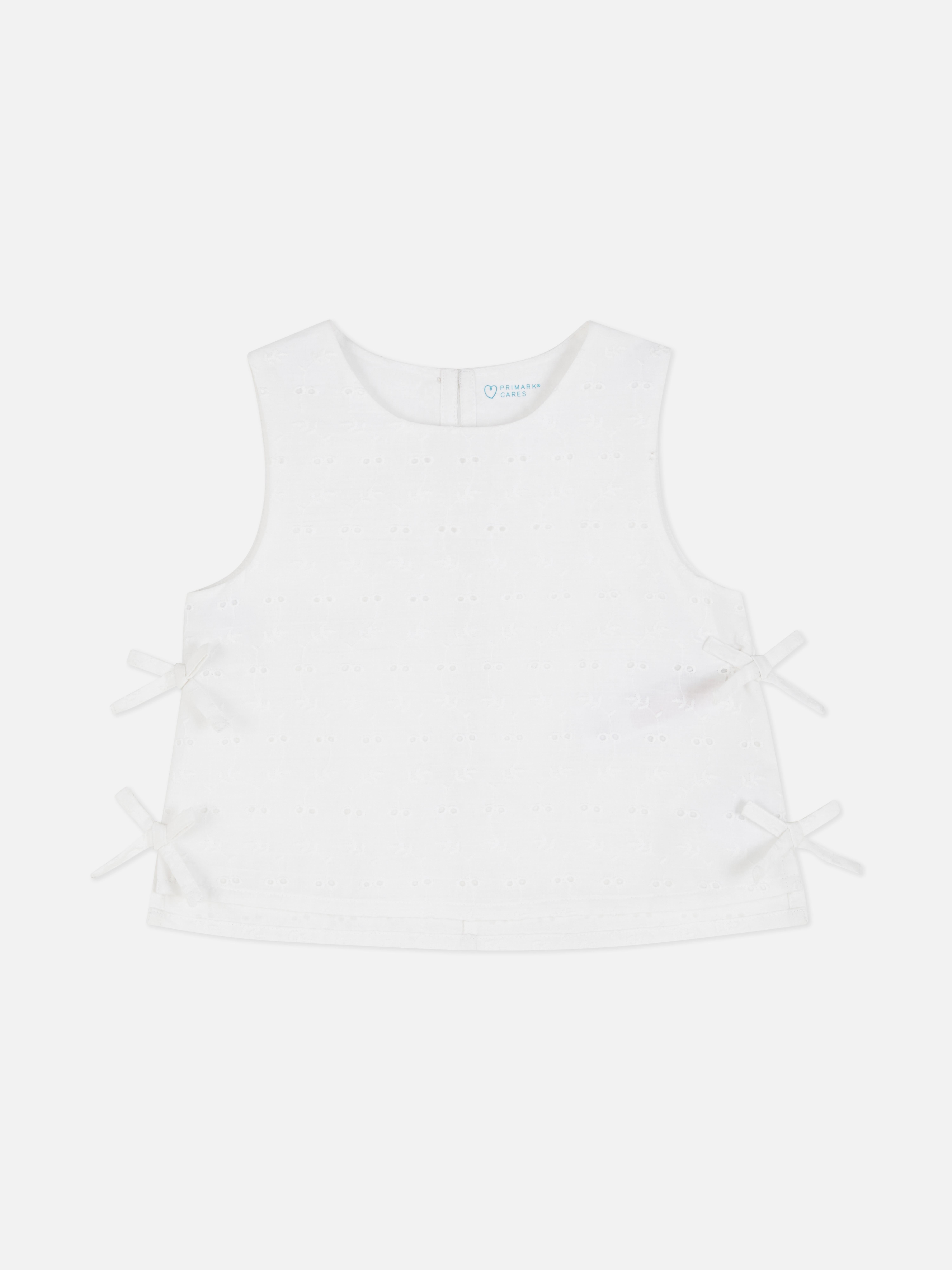 Bow Sleeveless Blouse