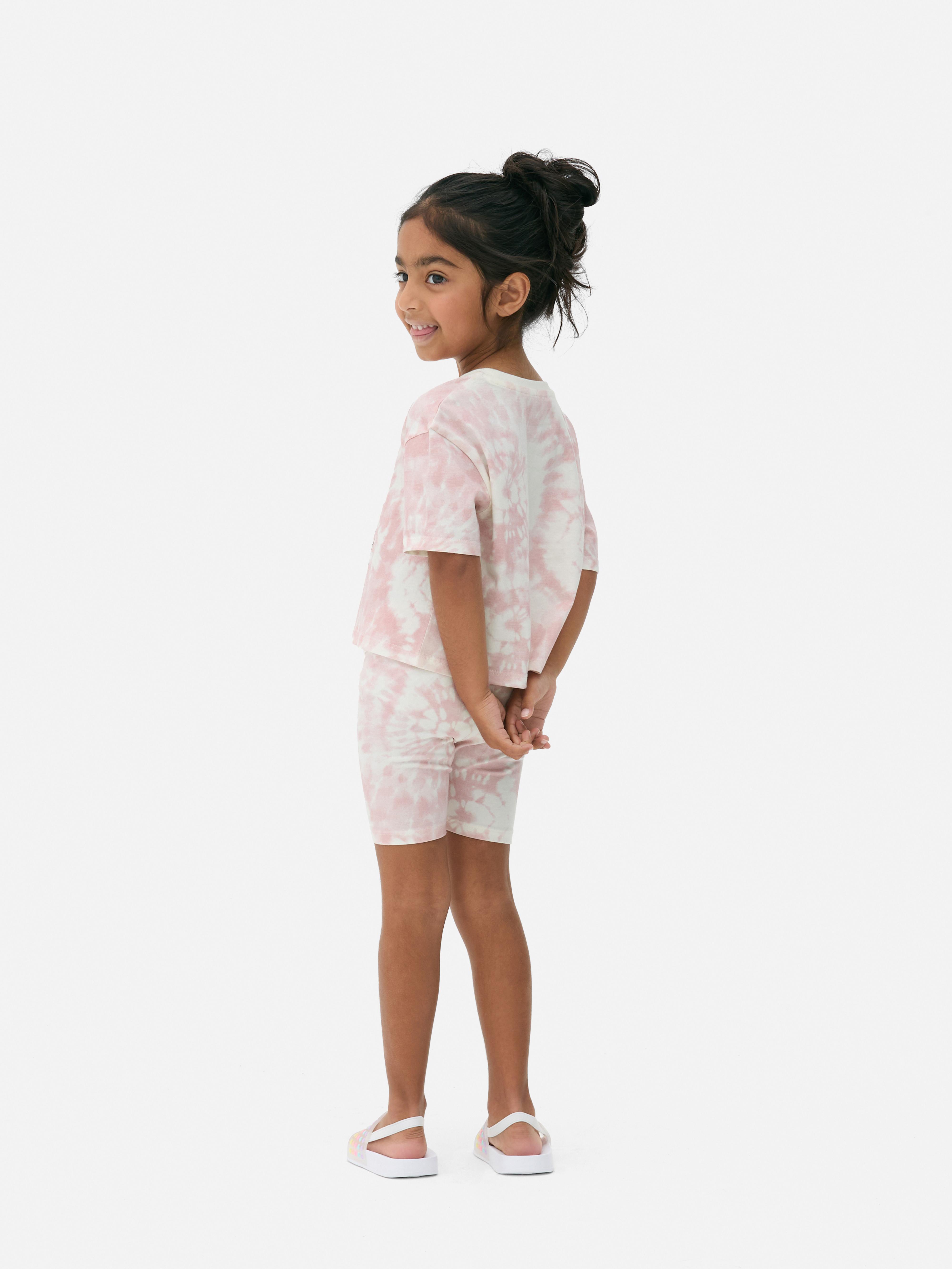 1.5-8yrs | Unicorn Tie-Dye T-Shirt and Shorts Set