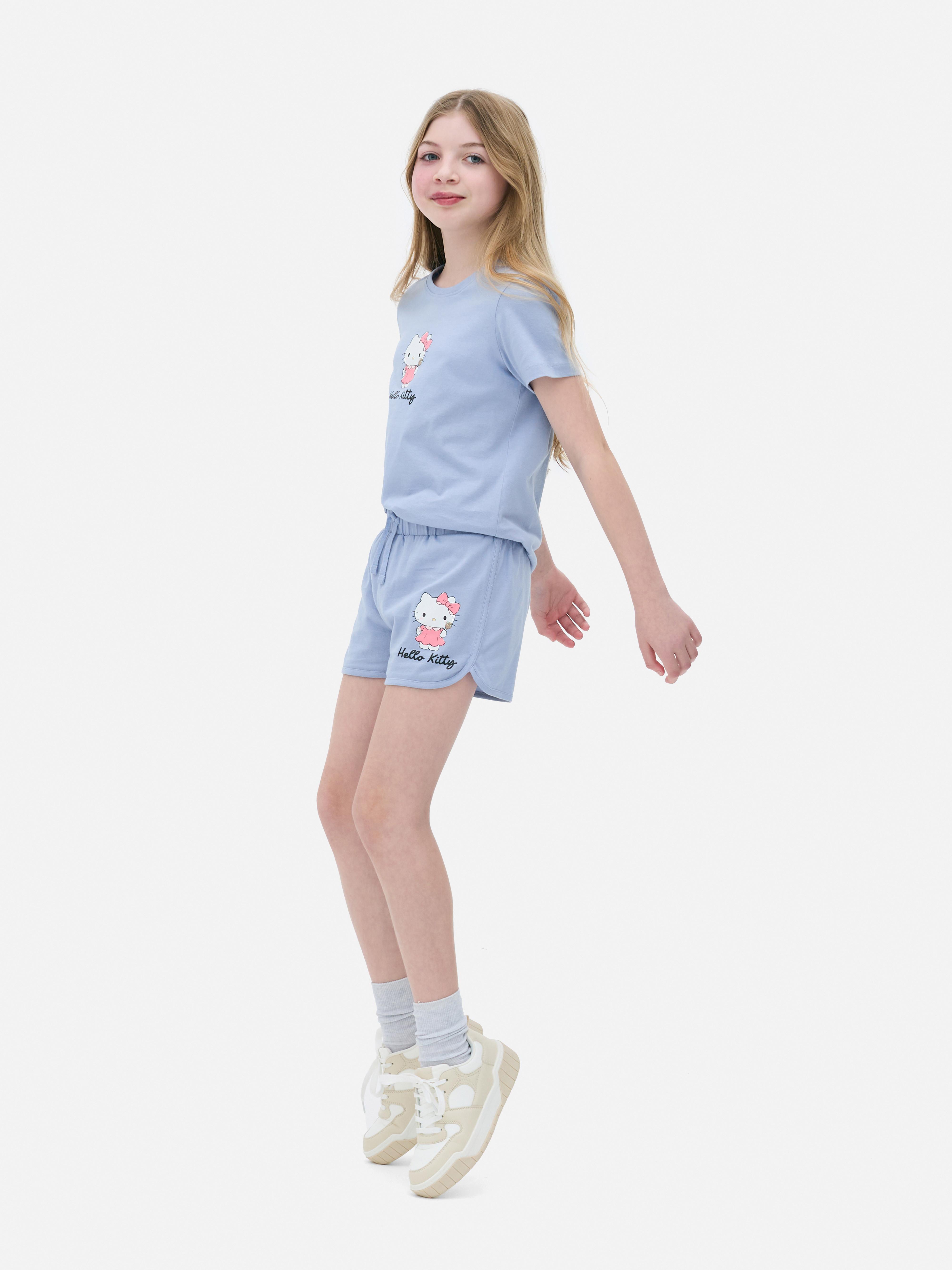 Pantaloni scurți cu șnur Hello Kitty