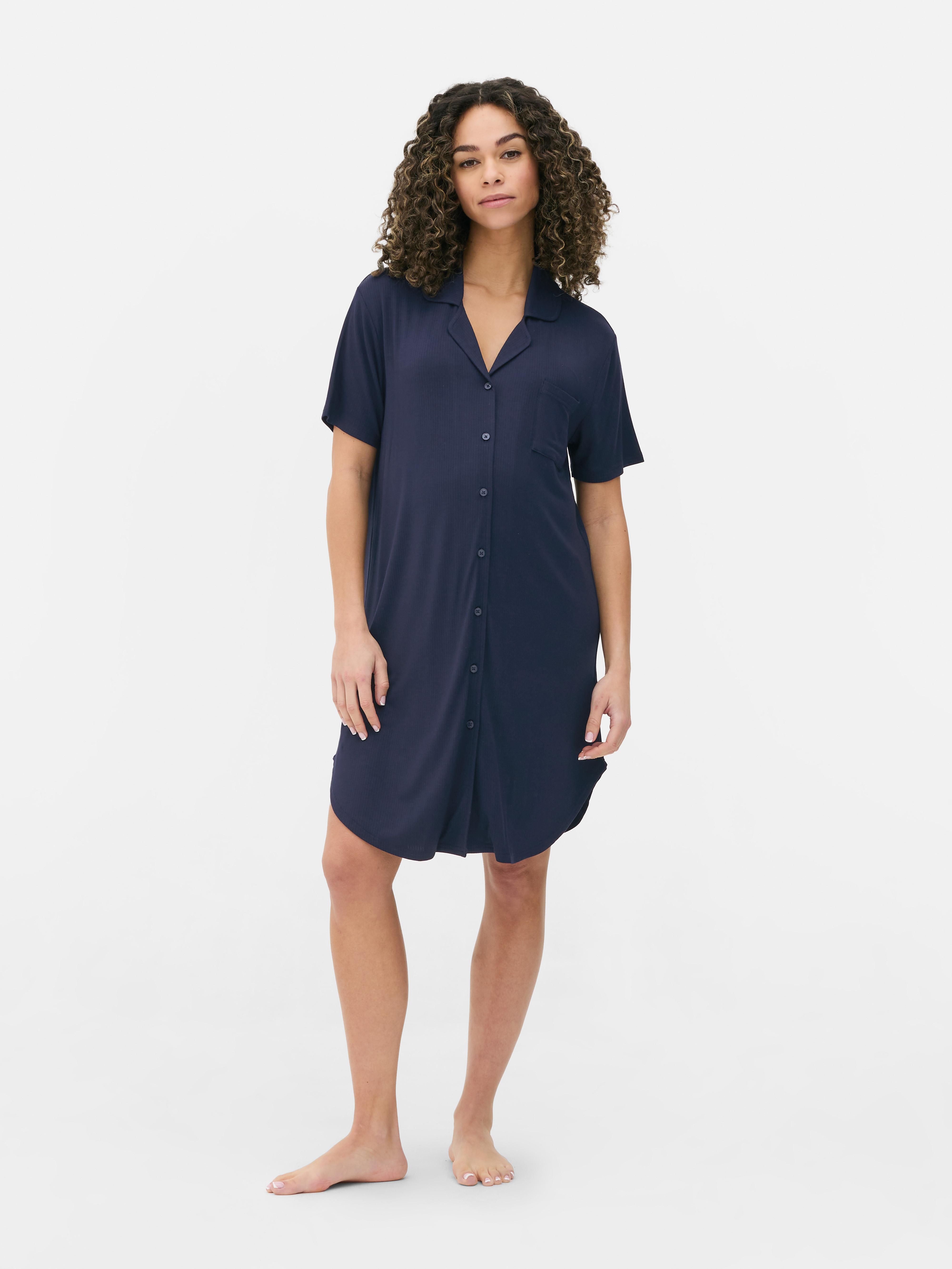 Maternity Ribbed Nightshirt