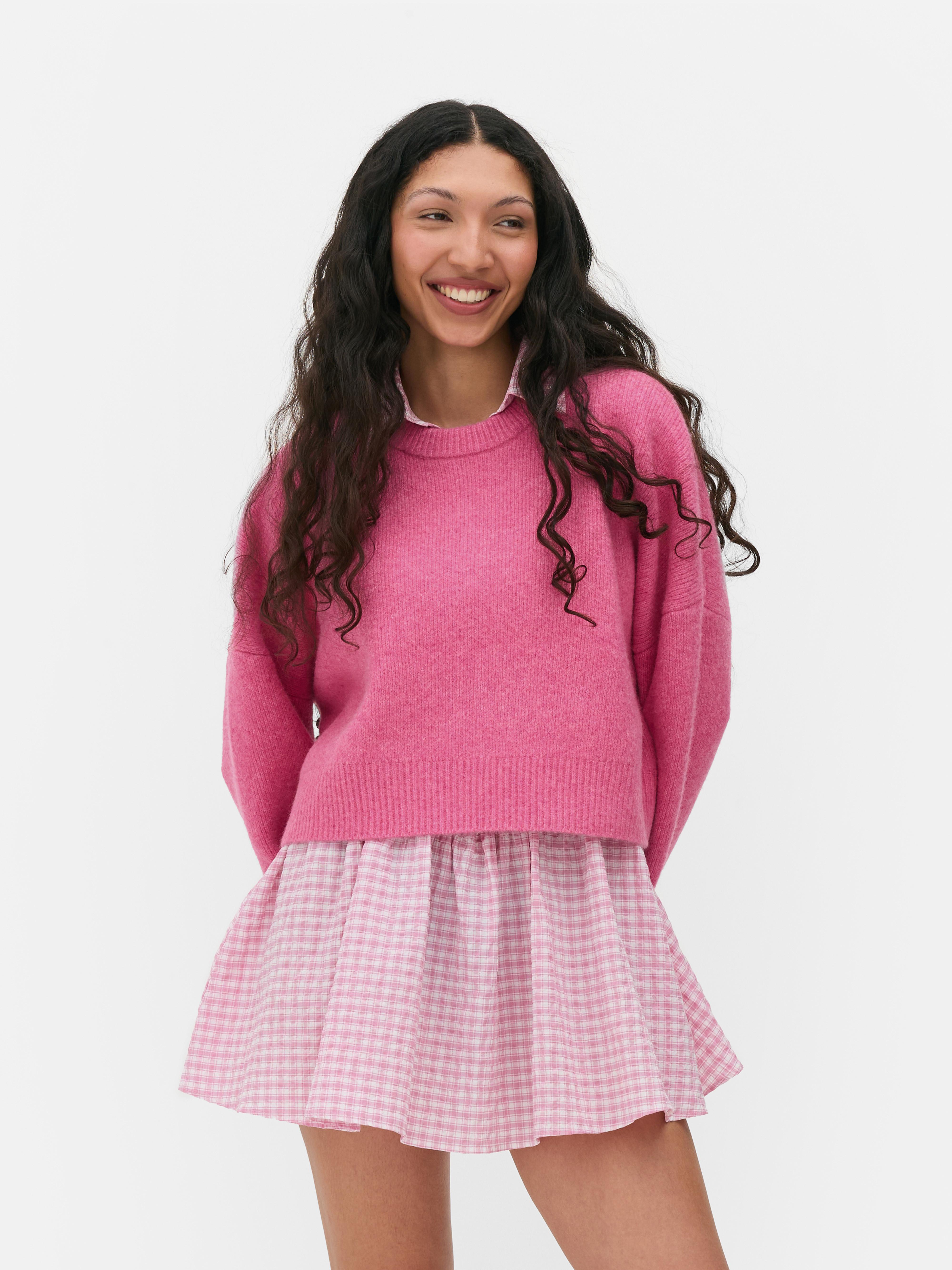 Essential-Kurzpullover im Oversized-Look
