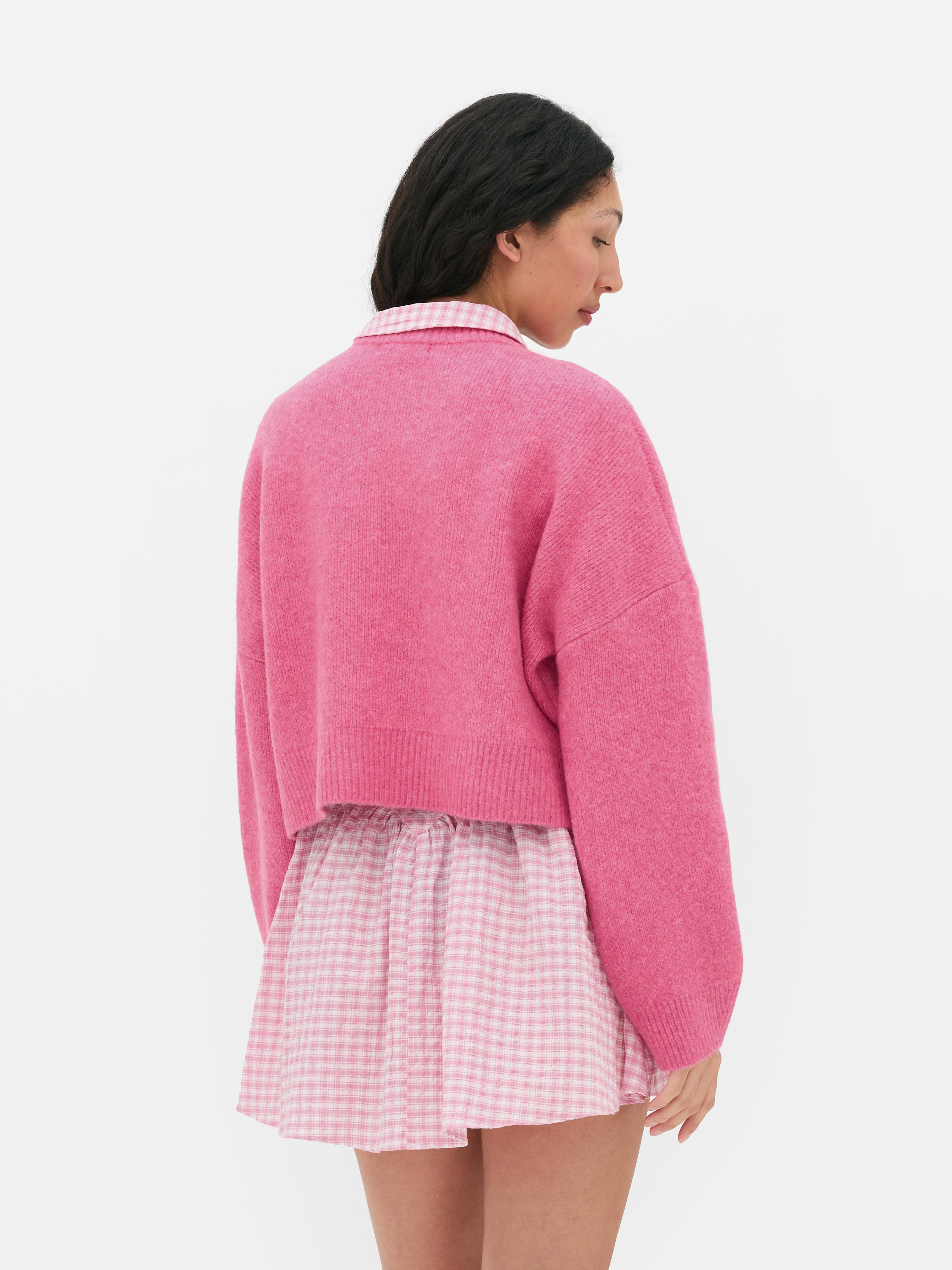 Essential-Kurzpullover im Oversized-Look
