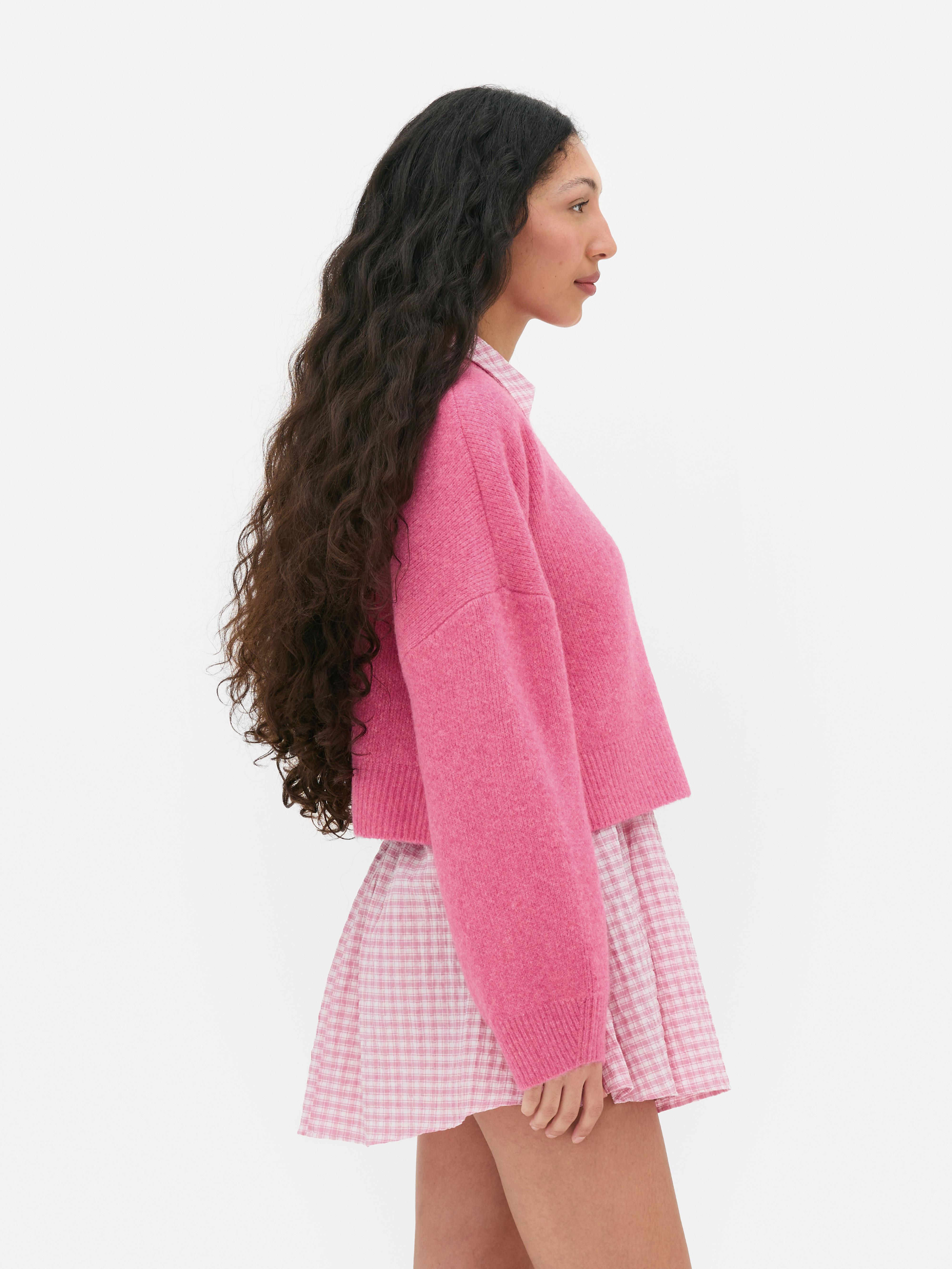 Essential-Kurzpullover im Oversized-Look