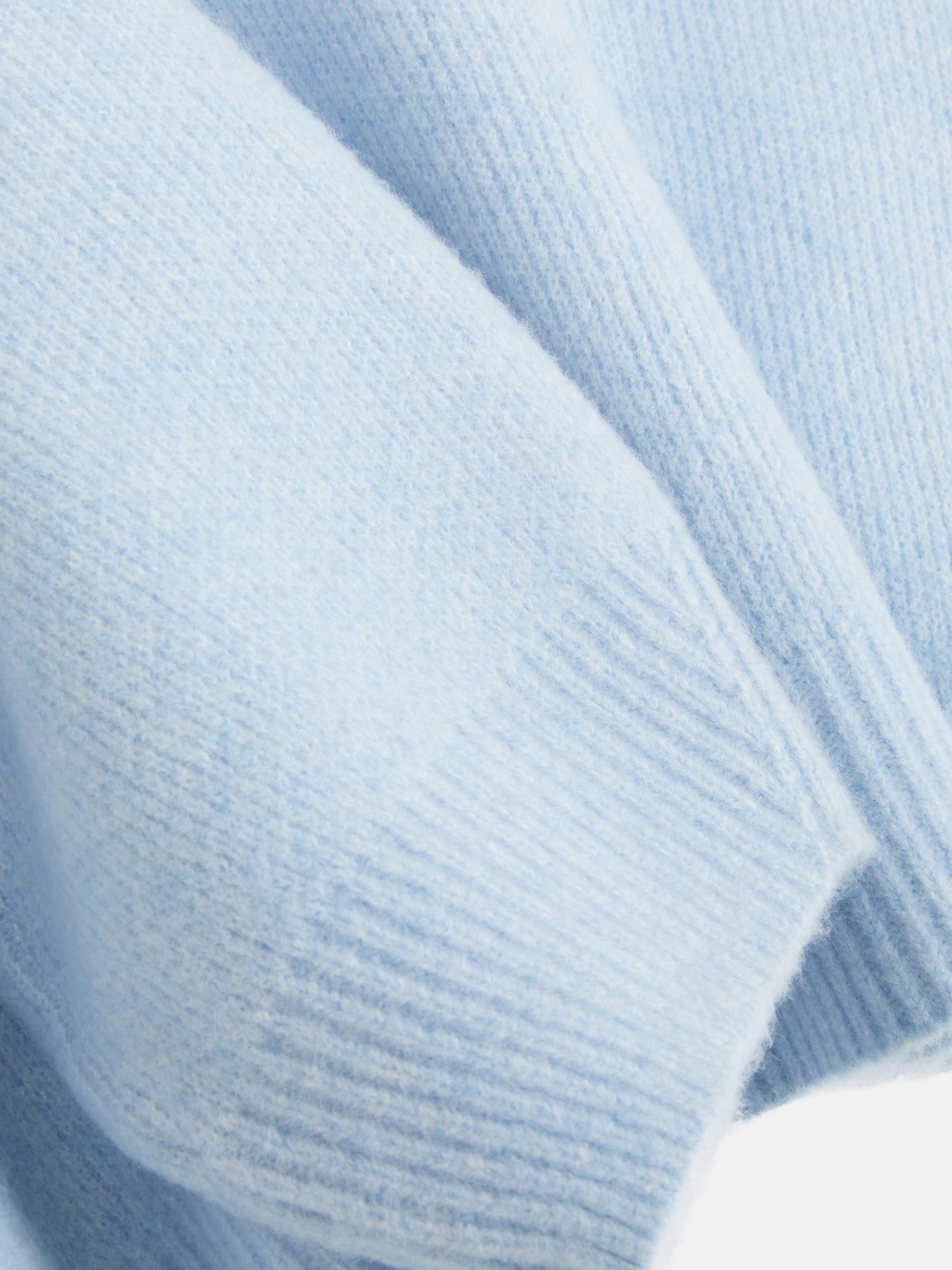 Basic oversized korte trui