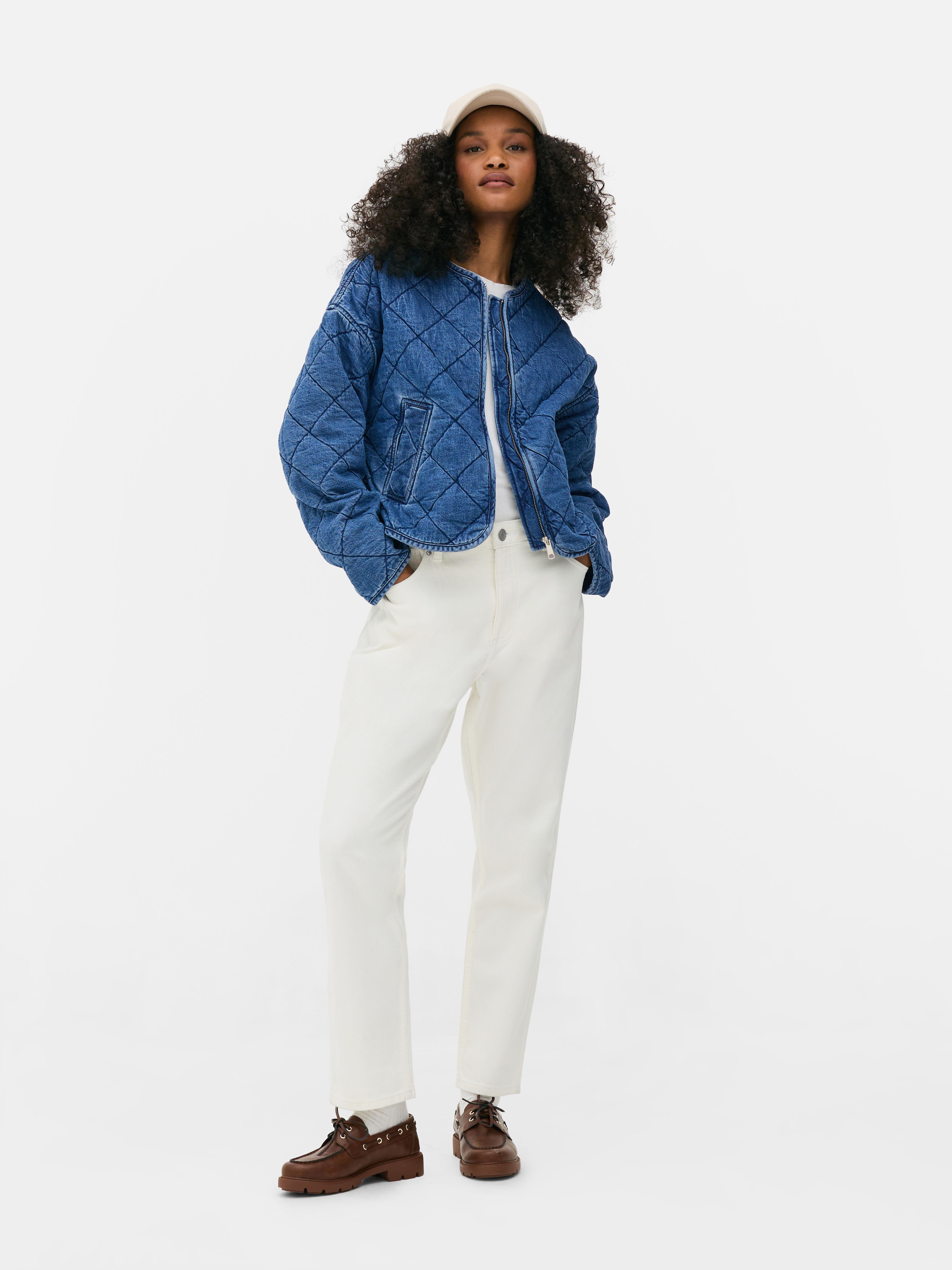Quilted Denim Jacket