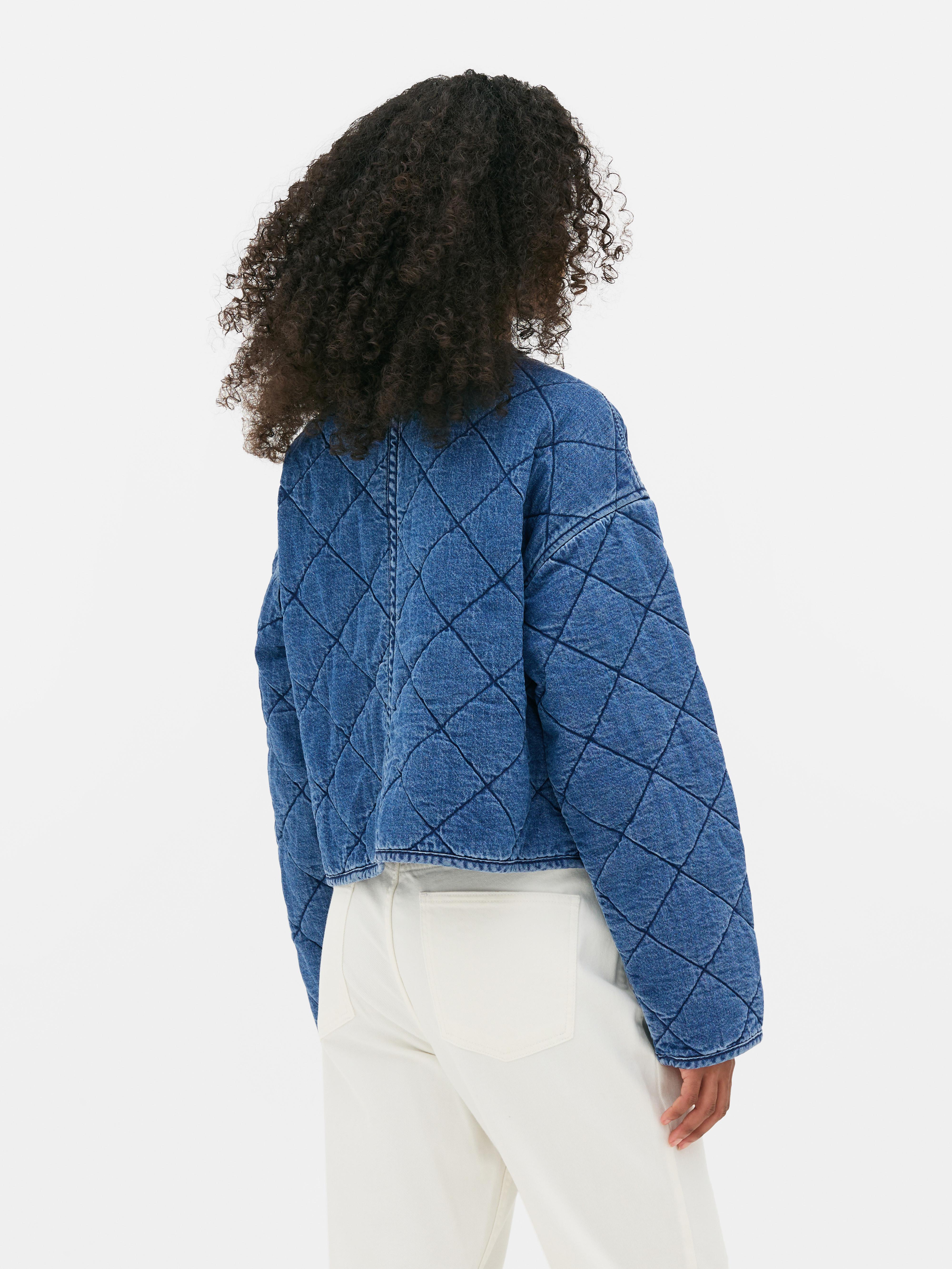 Quilted Denim Jacket