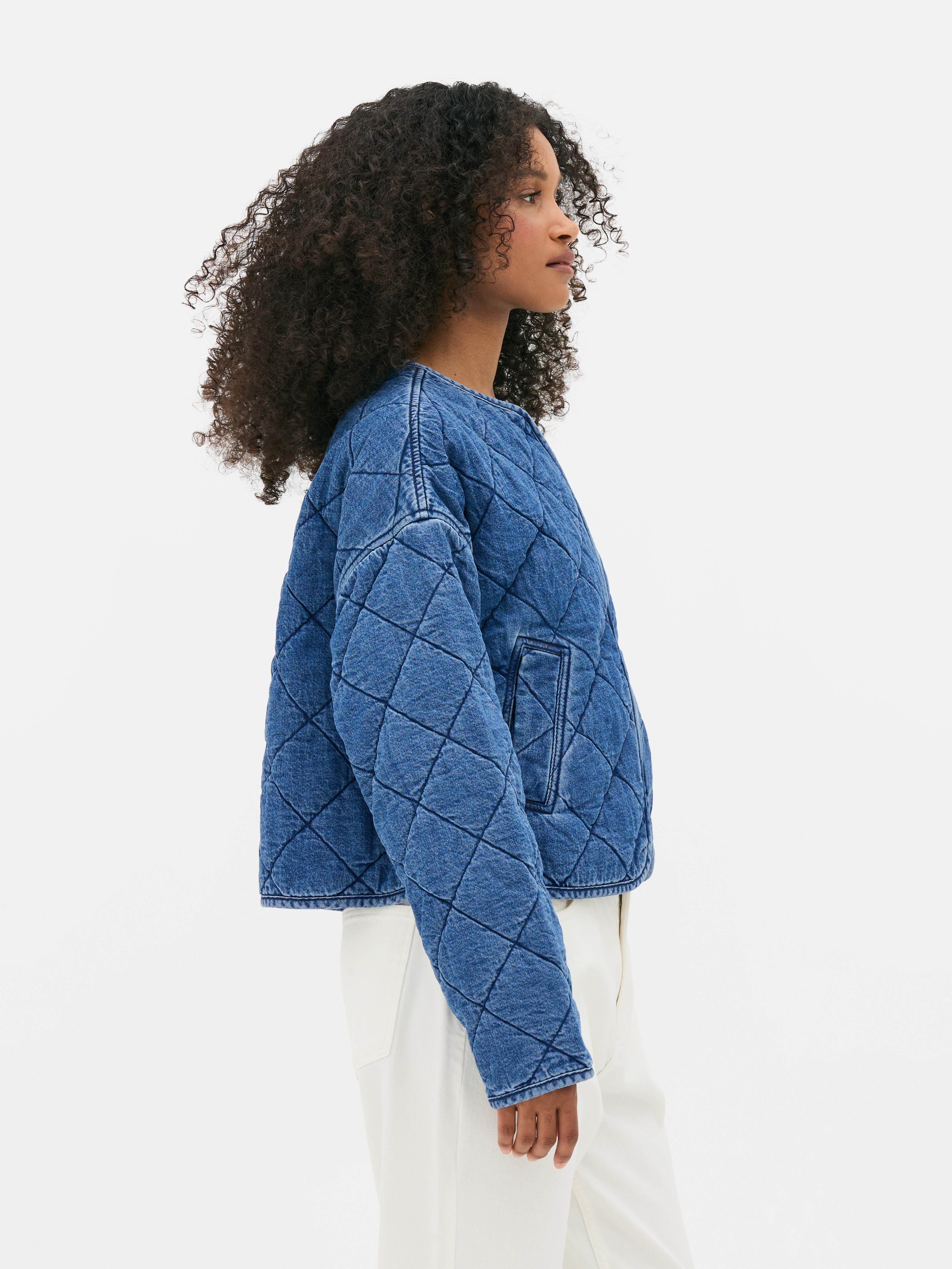Quilted Denim Jacket