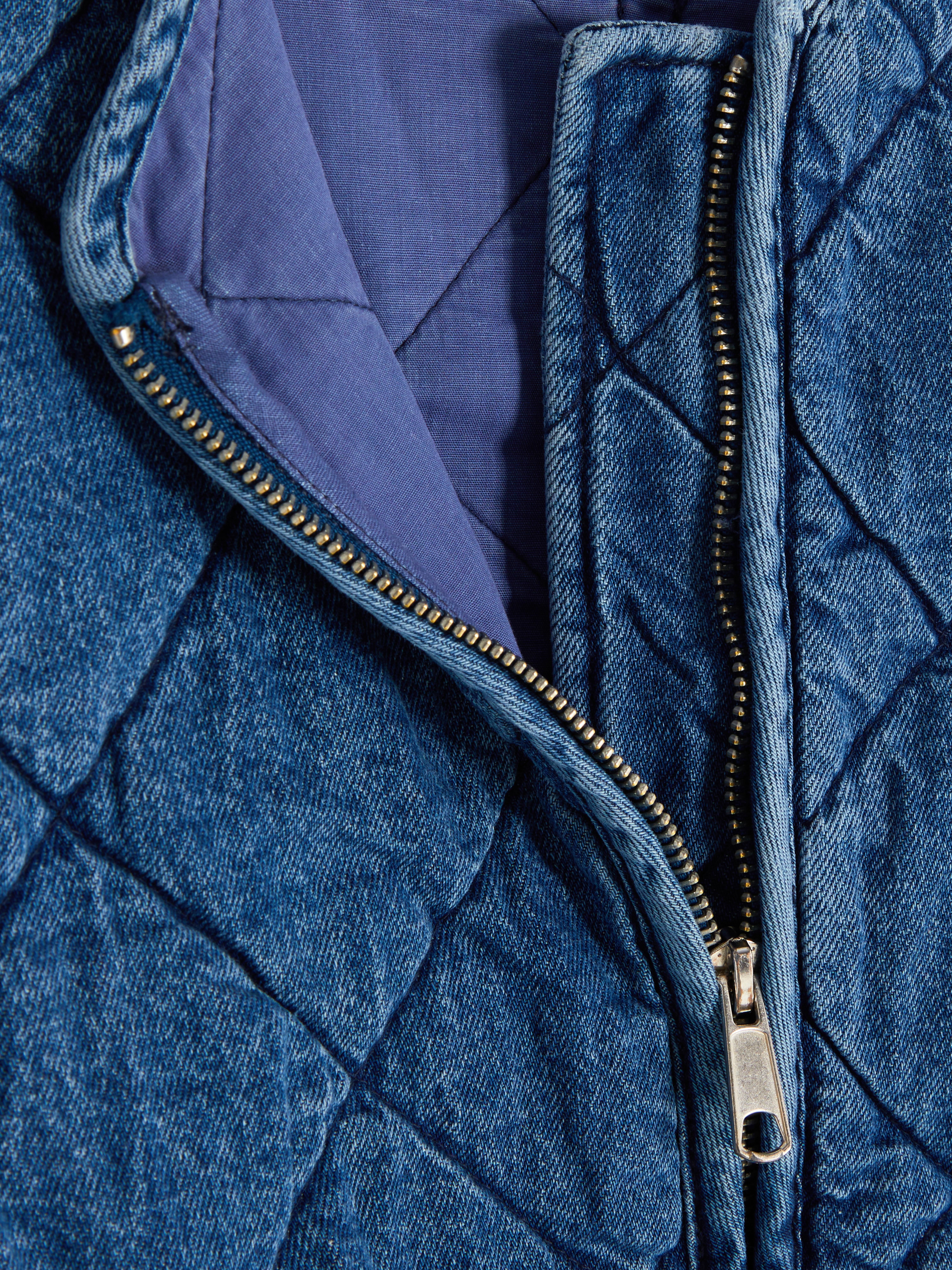 Quilted Denim Jacket