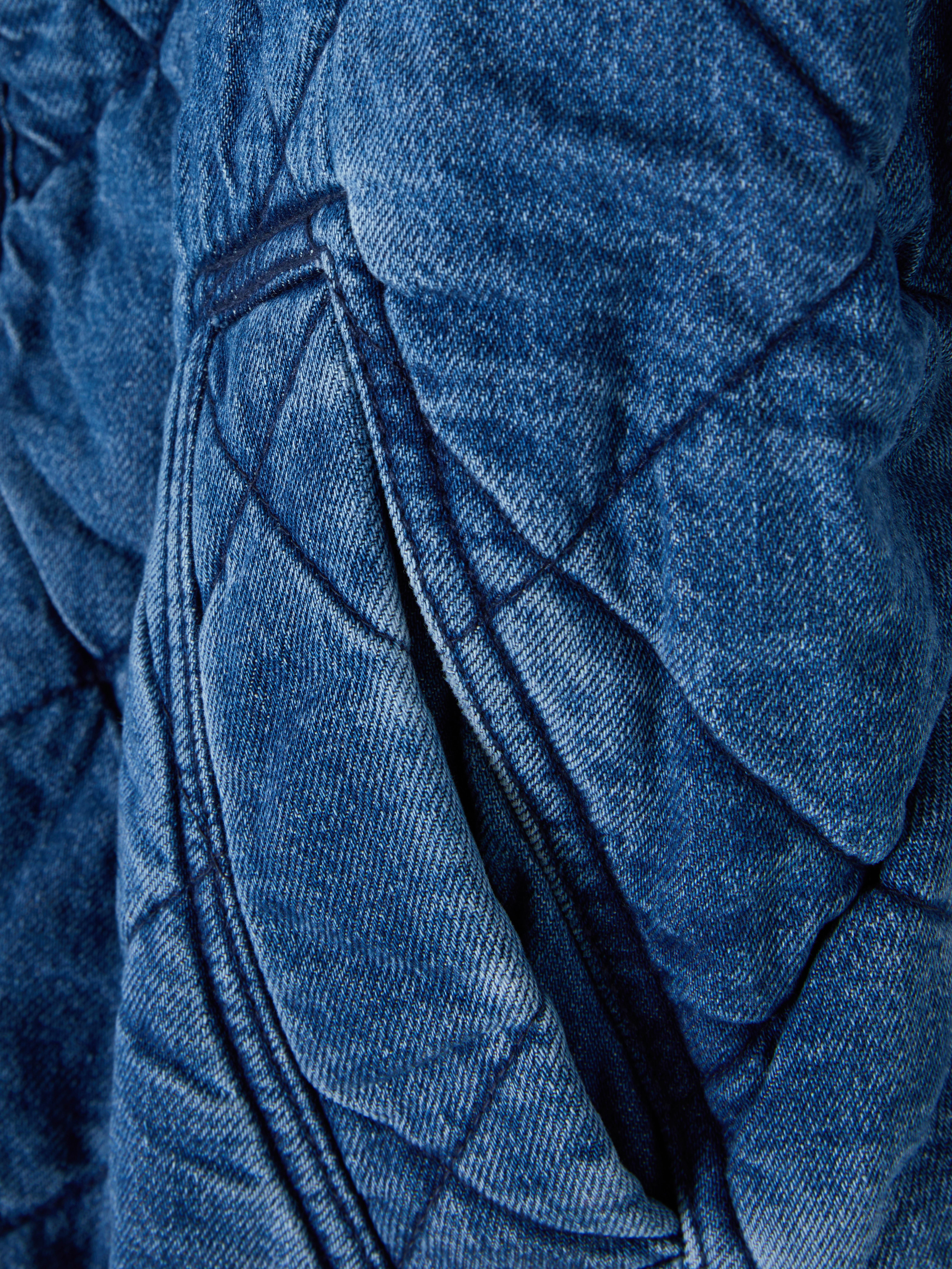 Quilted Denim Jacket