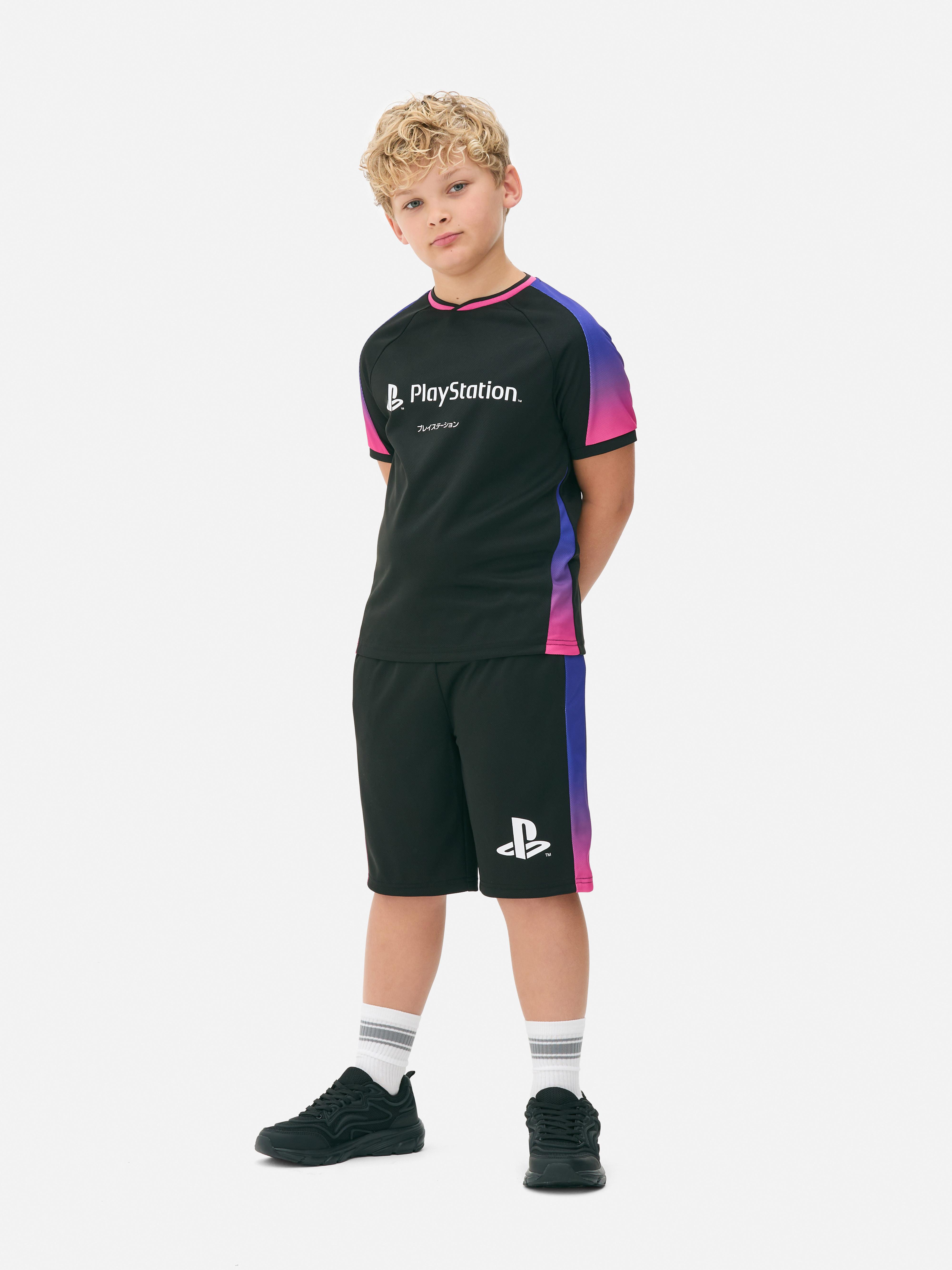 Conjunto t-shirt/calções PlayStation