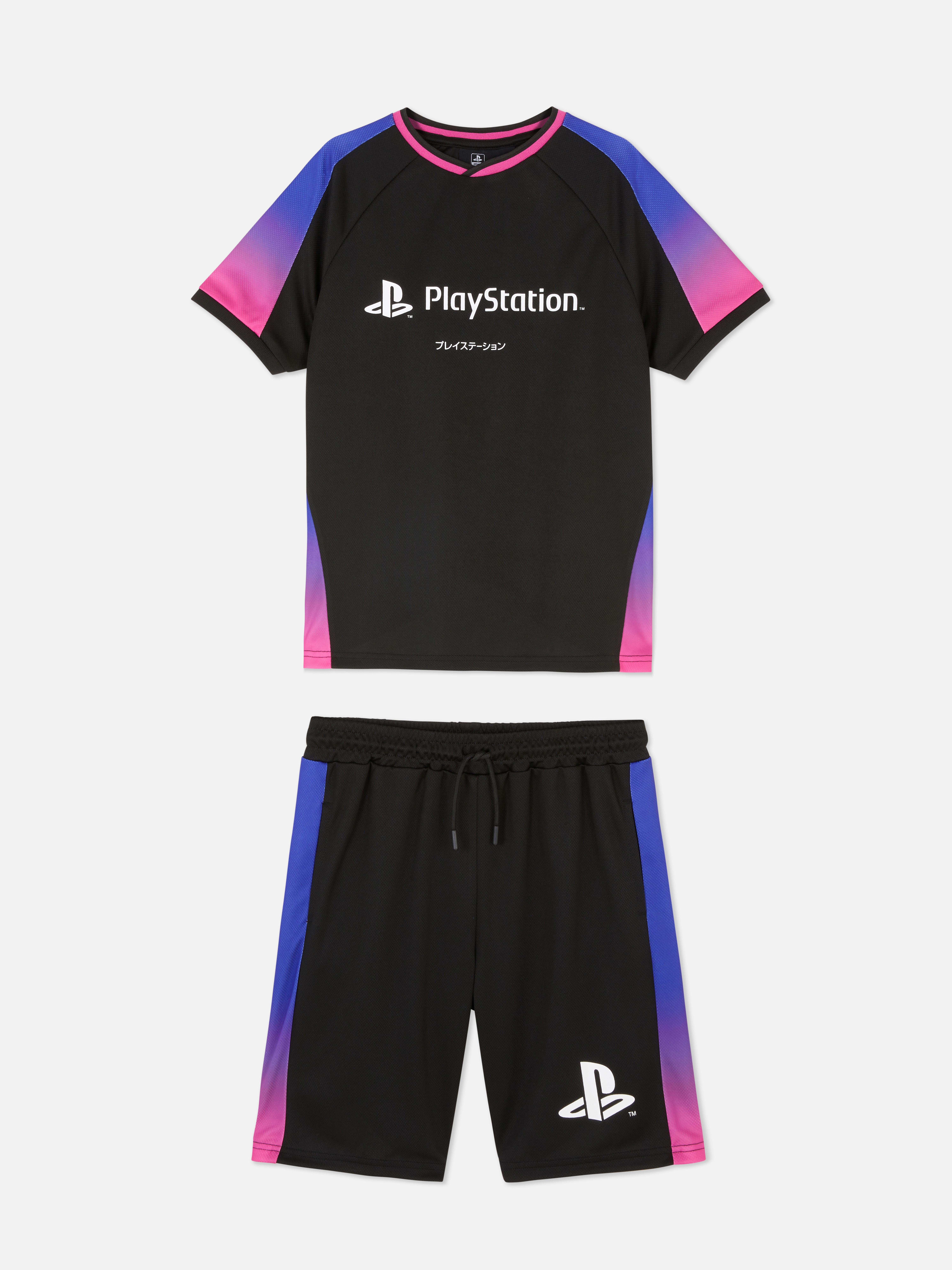 Set de camiseta y pantalones cortos de PlayStation