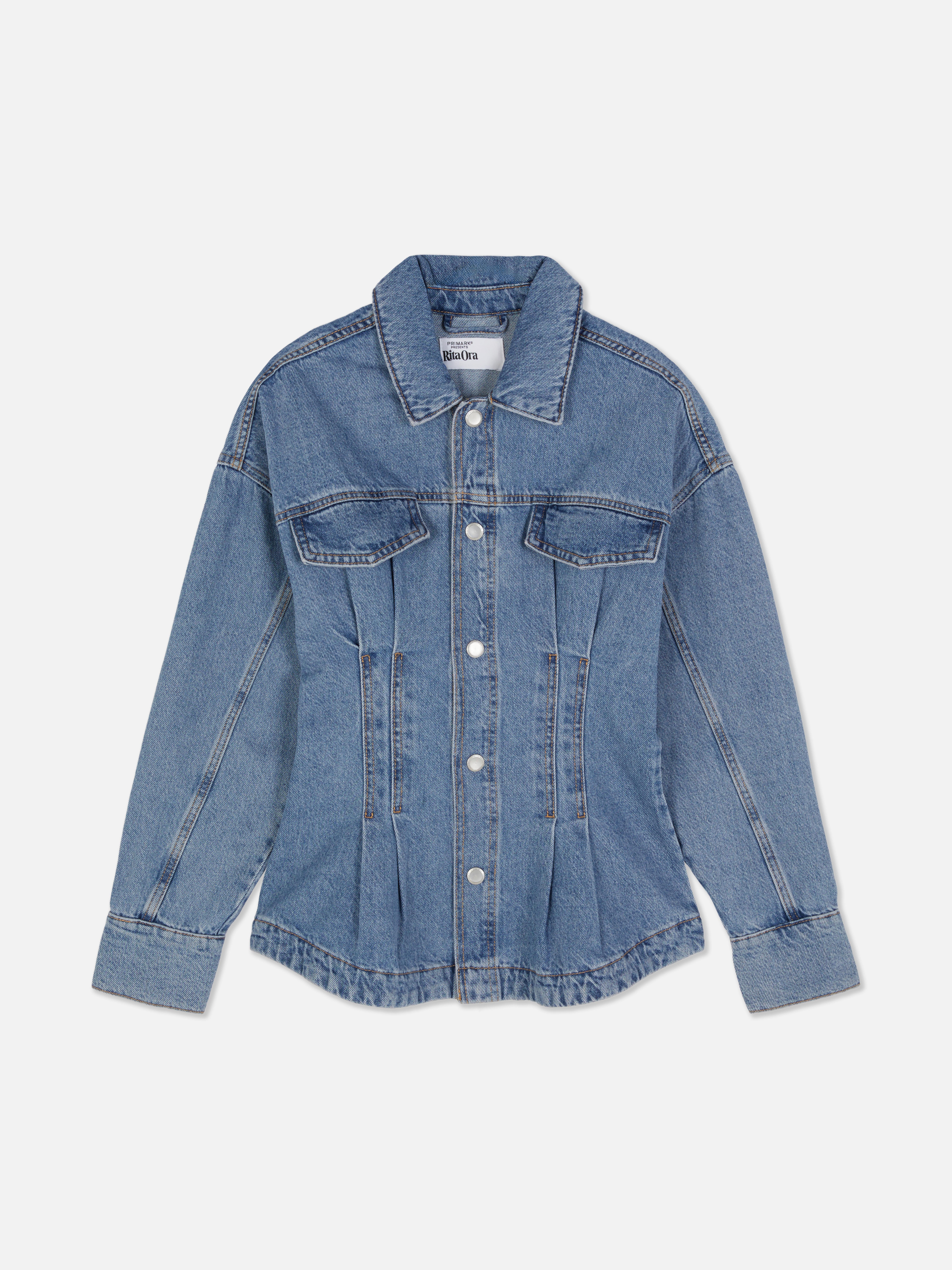 Rita Ora Fitted Denim Jacket
