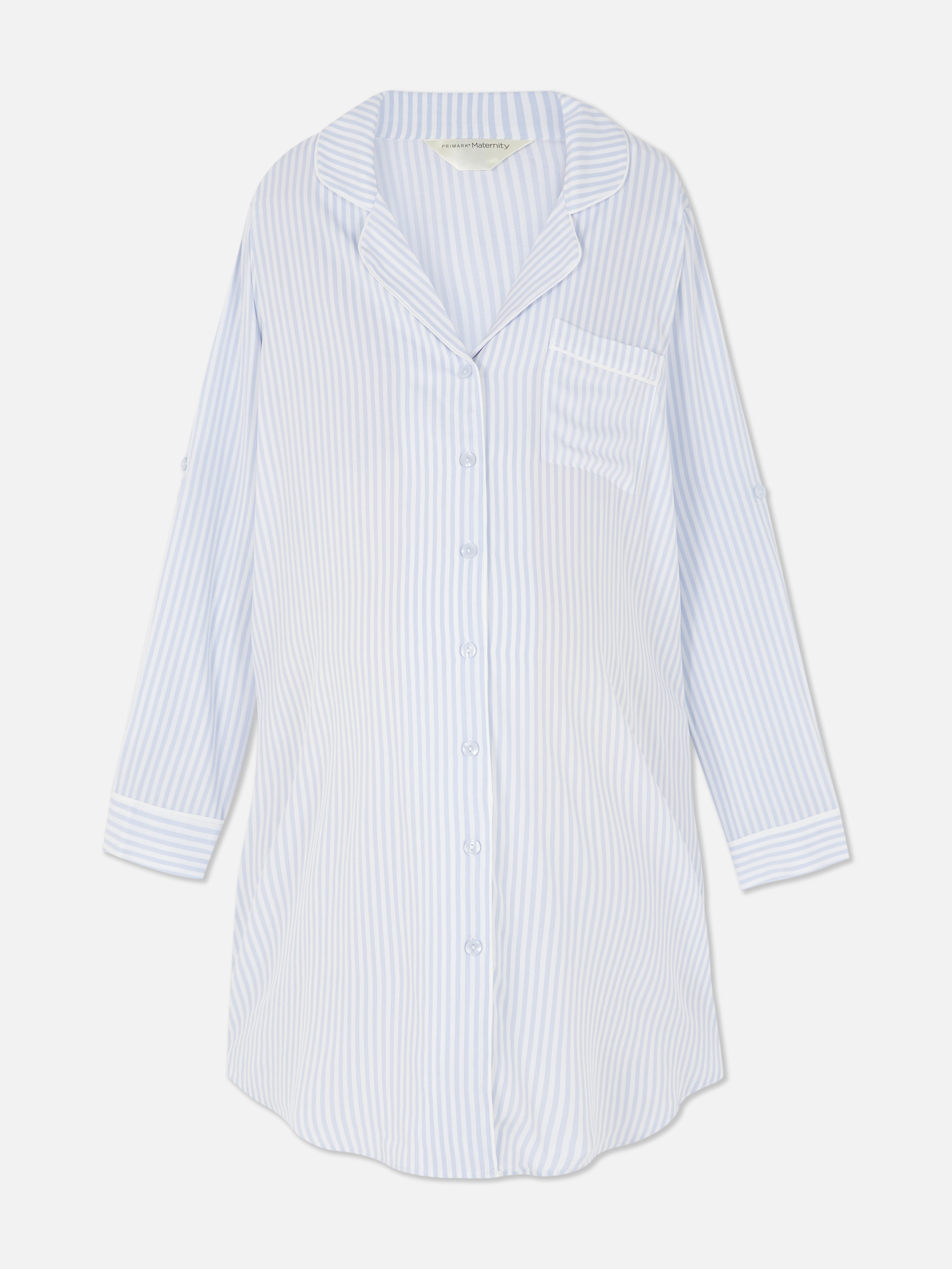 Camisón a rayas premamá