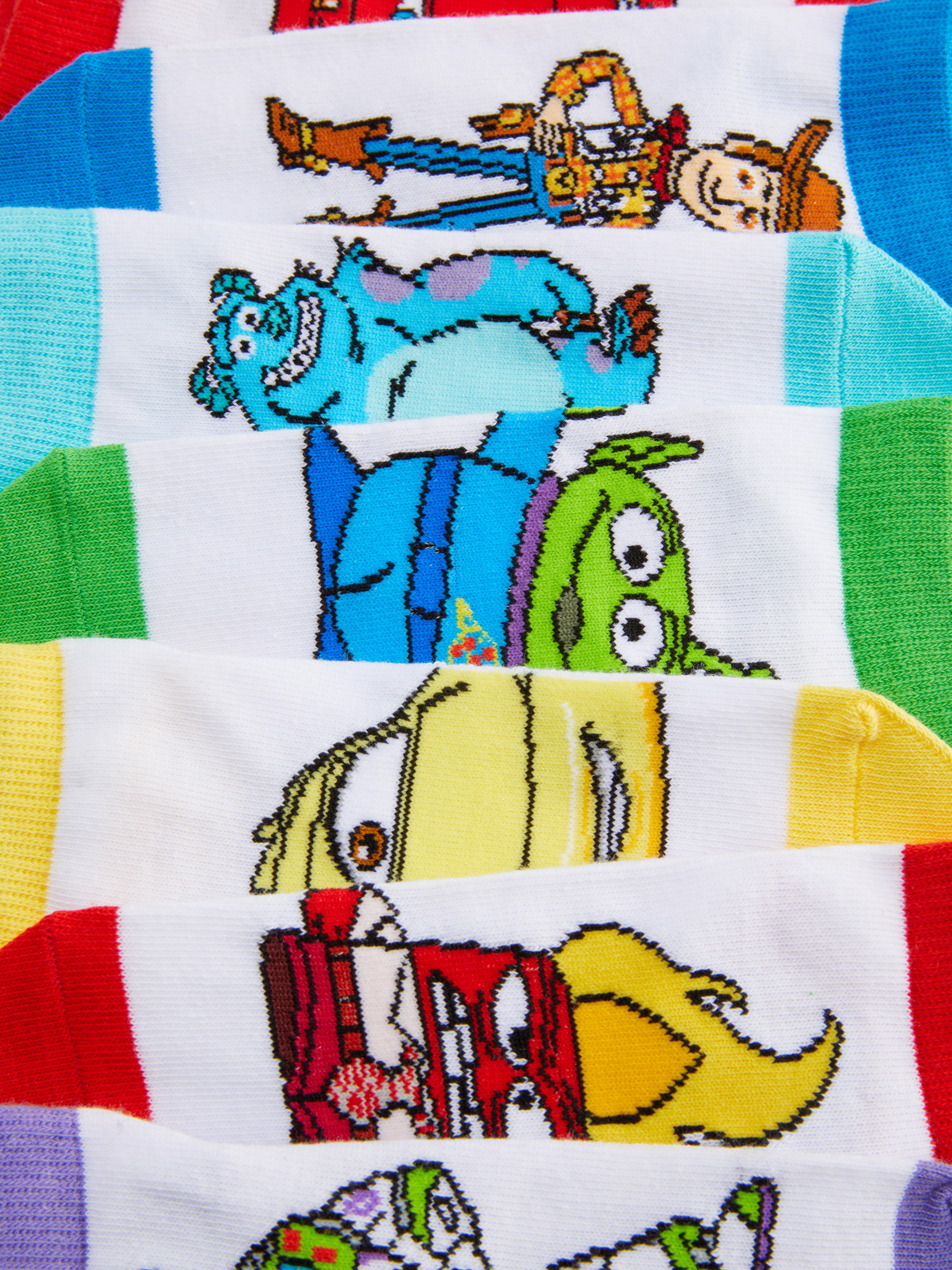 „Disney“ Sneakersocken, 7er-Pack