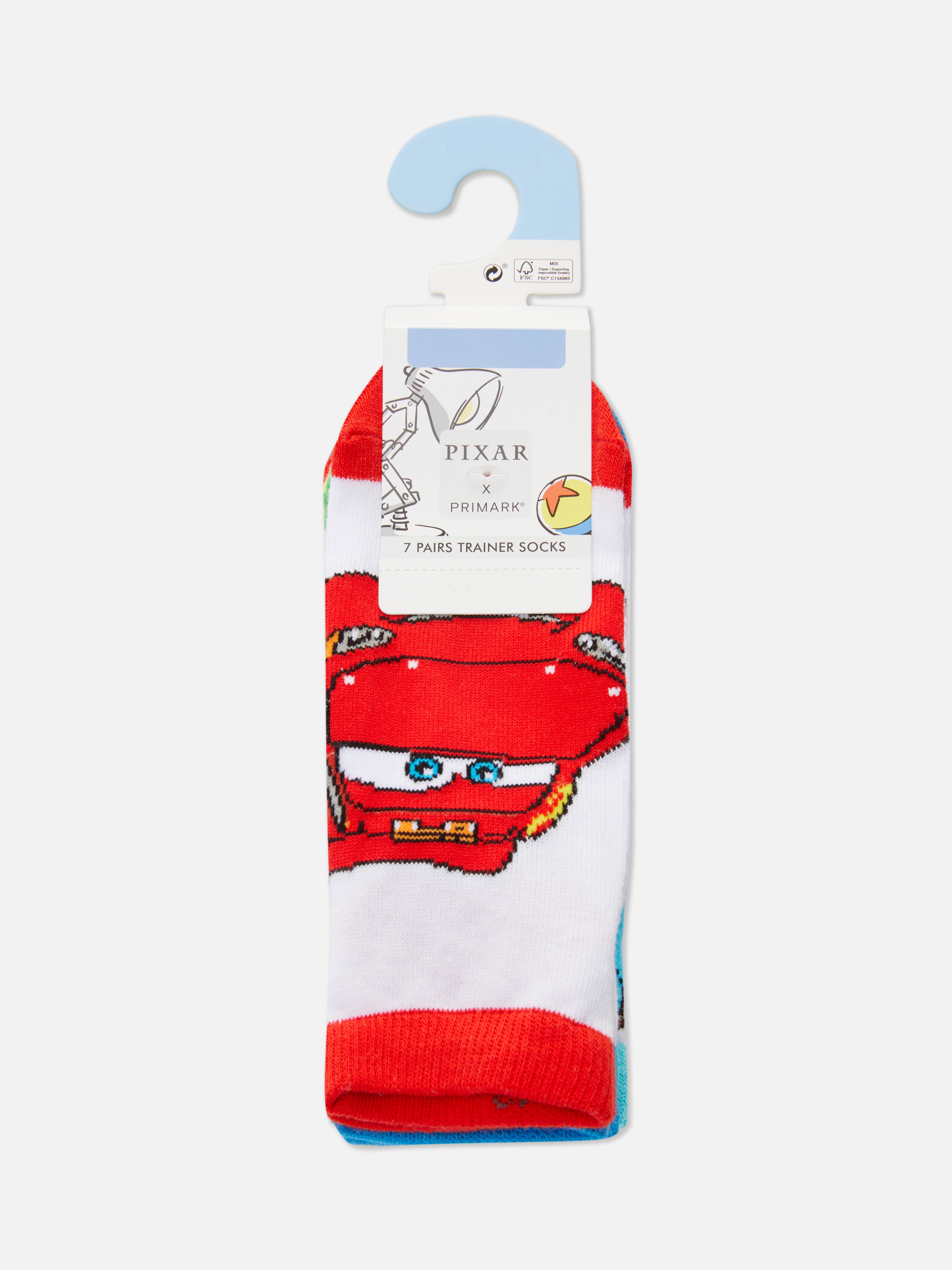 „Disney“ Sneakersocken, 7er-Pack